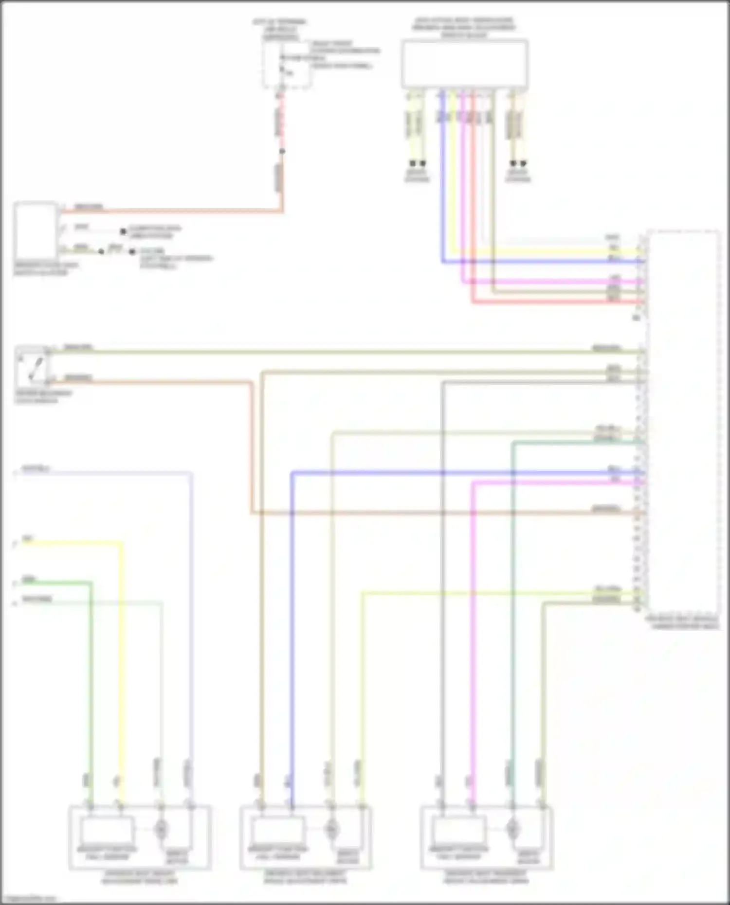 M3 BMW G80 (2020-2024): Driver"s memory seat circuit (2 of 2)
