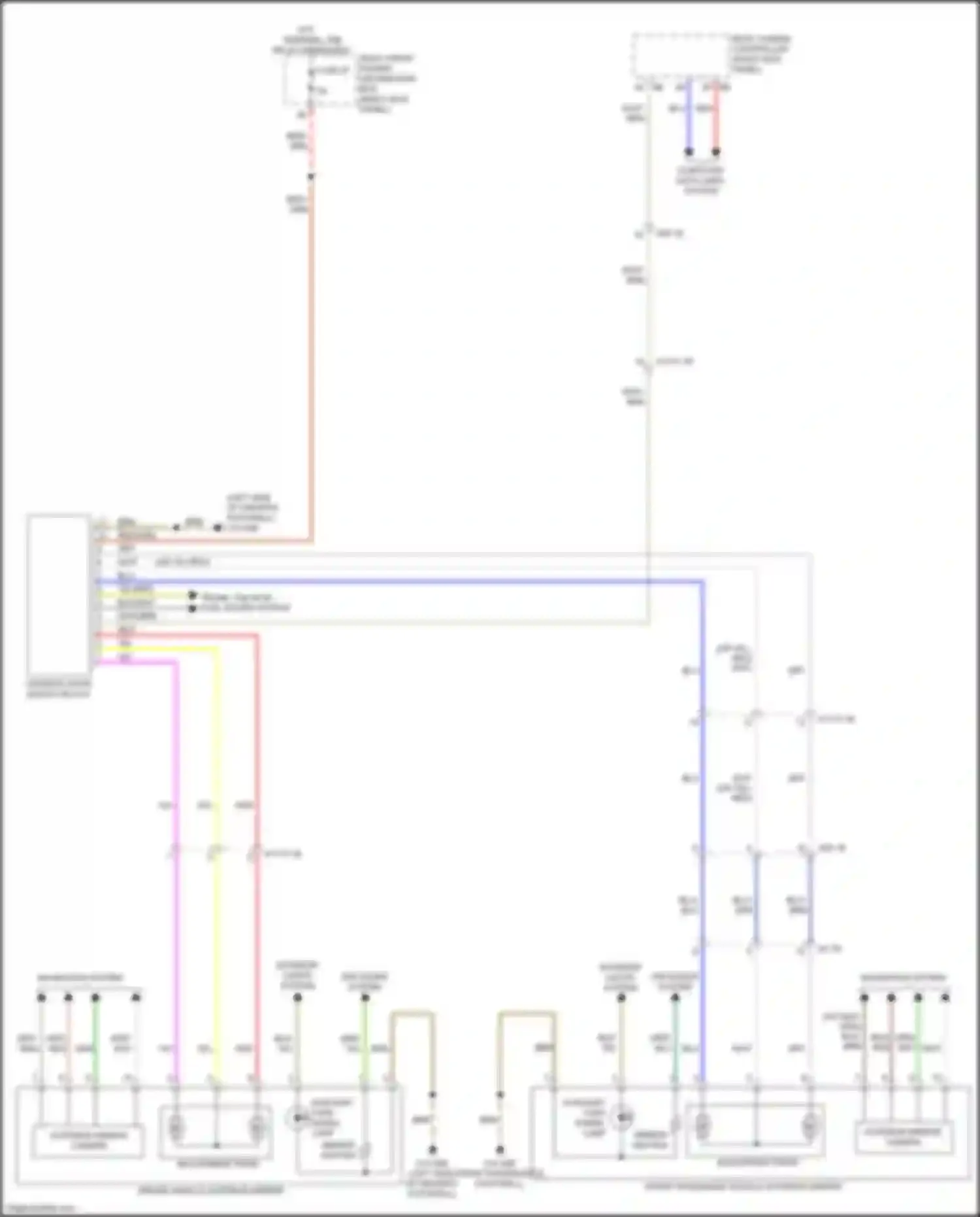 M3 BMW G80 (2020-2024): Memory mirrors circuit, w/o lin bus function