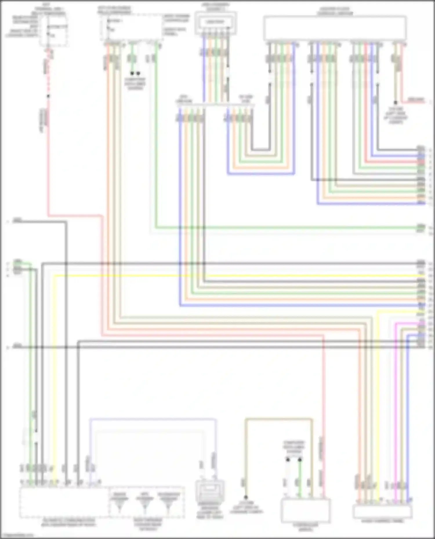 M3 BMW G80 (2020-2024): Navigation circuit, base radio w/o active sound design (2 of 3)