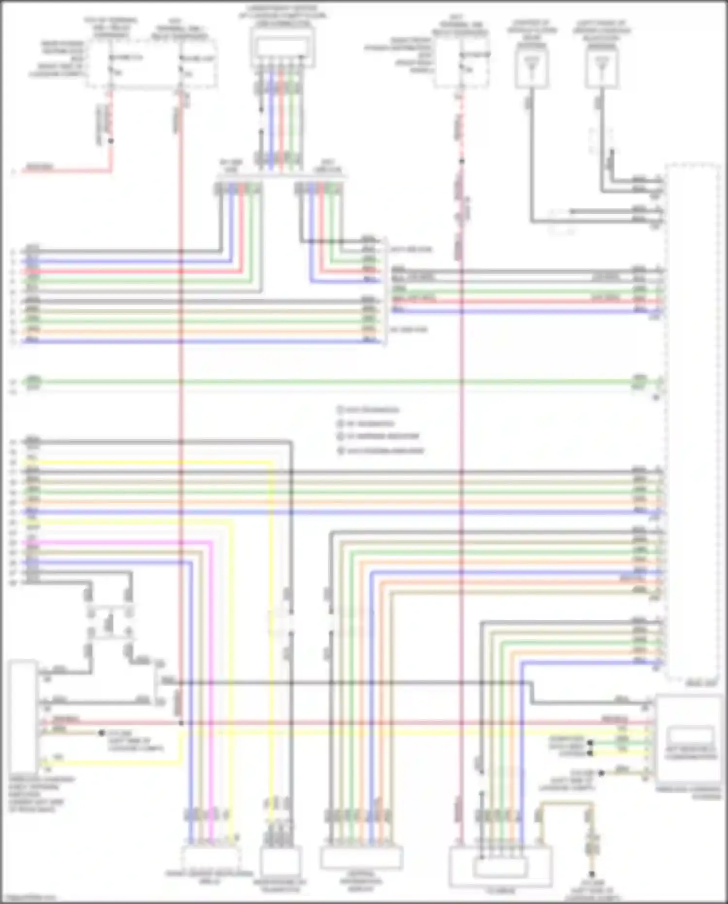 M3 BMW G80 (2020-2024): Navigation circuit, base radio w/o active sound design (3 of 3)