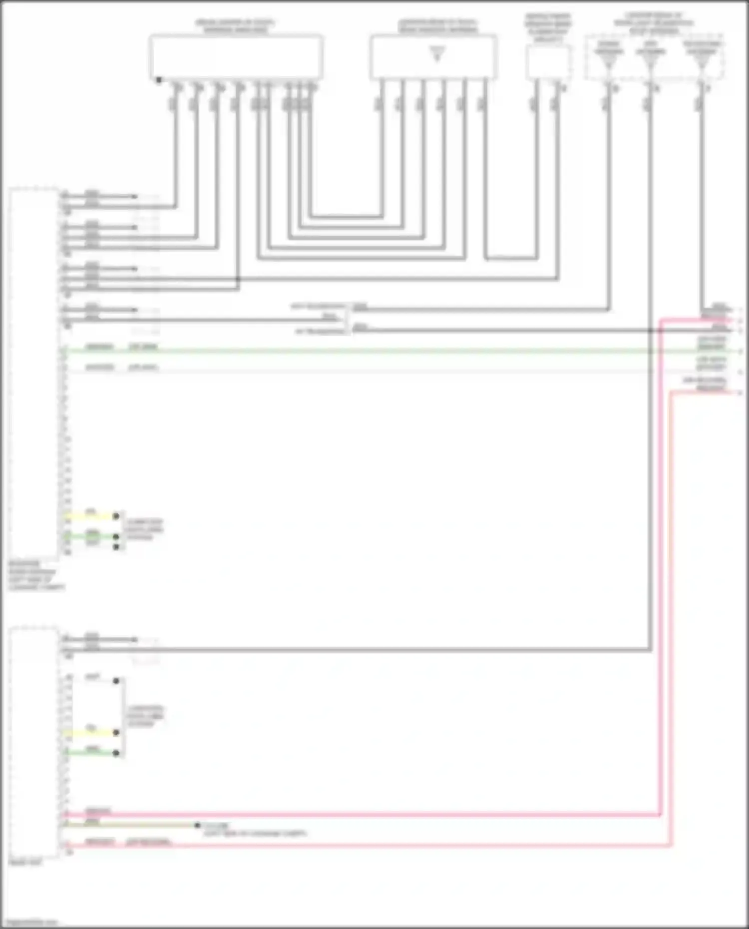 M3 BMW G80 (2020-2024): Navigation circuit, mid level w/ receiver audio module (1 of 6)