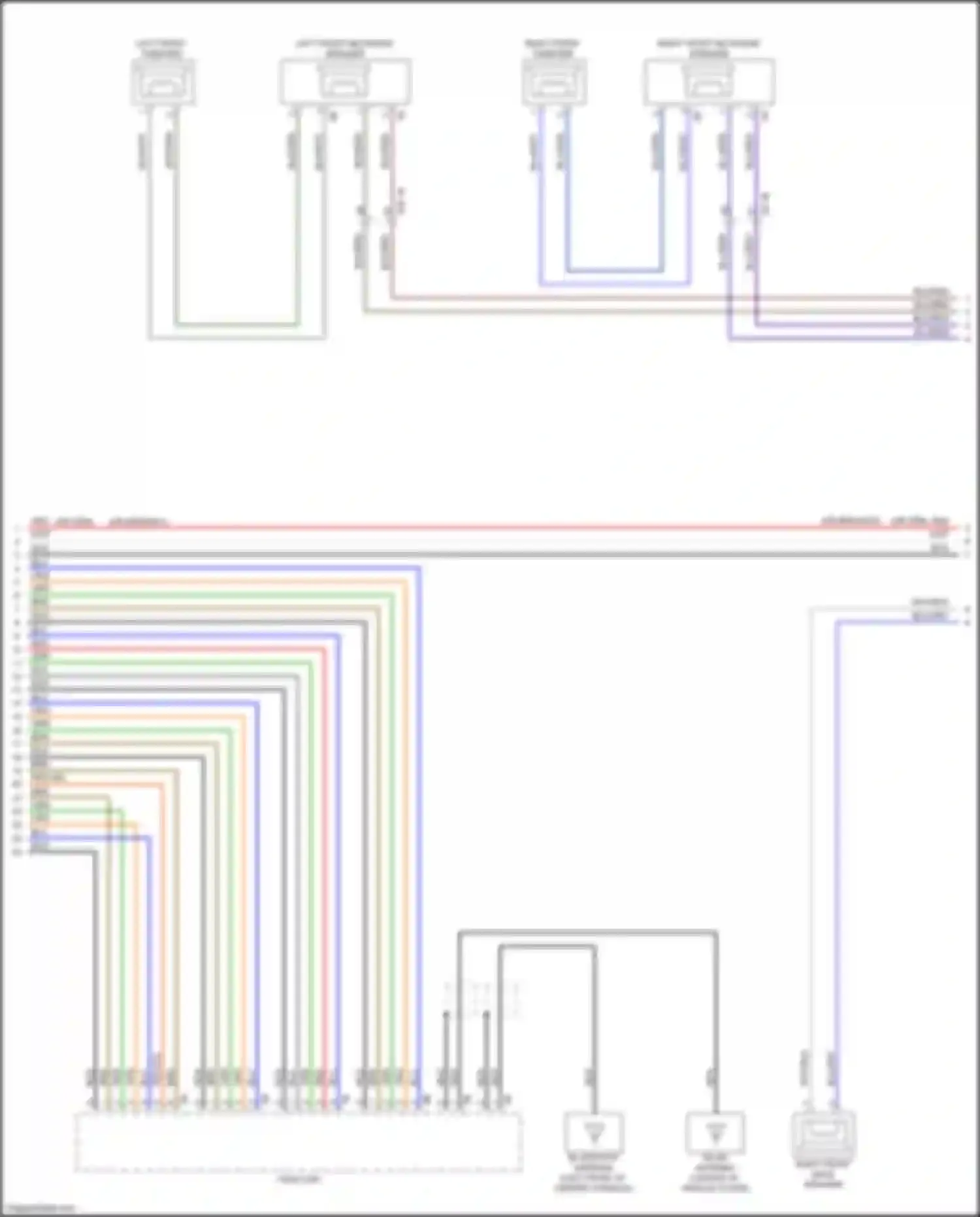 M3 BMW G80 (2020-2024): Navigation circuit, mid level w/ receiver audio module (5 of 6)