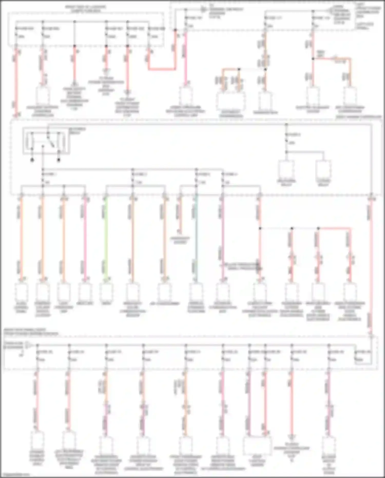 M3 BMW G80 (2020-2024): Power distribution circuit (2 of 8)