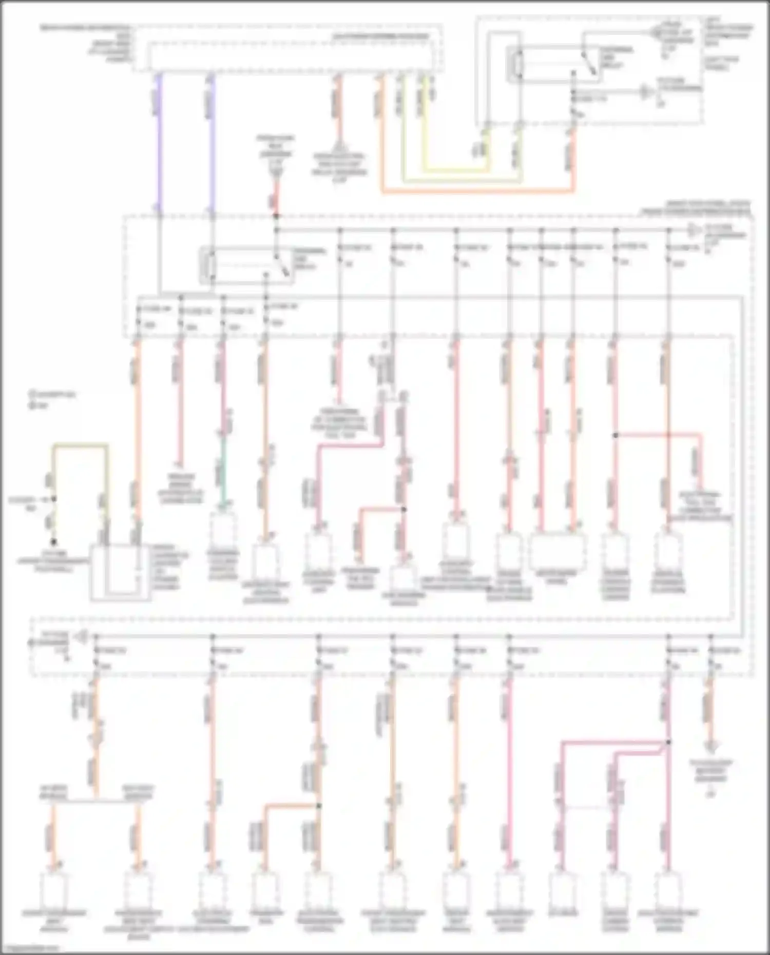M3 BMW G80 (2020-2024): Power distribution circuit (3 of 8)