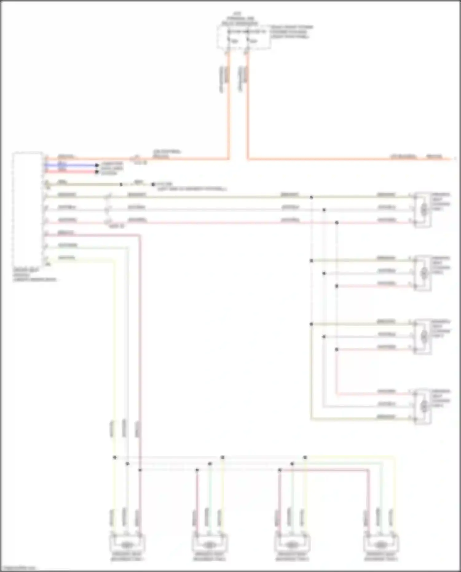 M3 BMW G80 (2020-2024): Seat ventilation circuit (1 of 2)