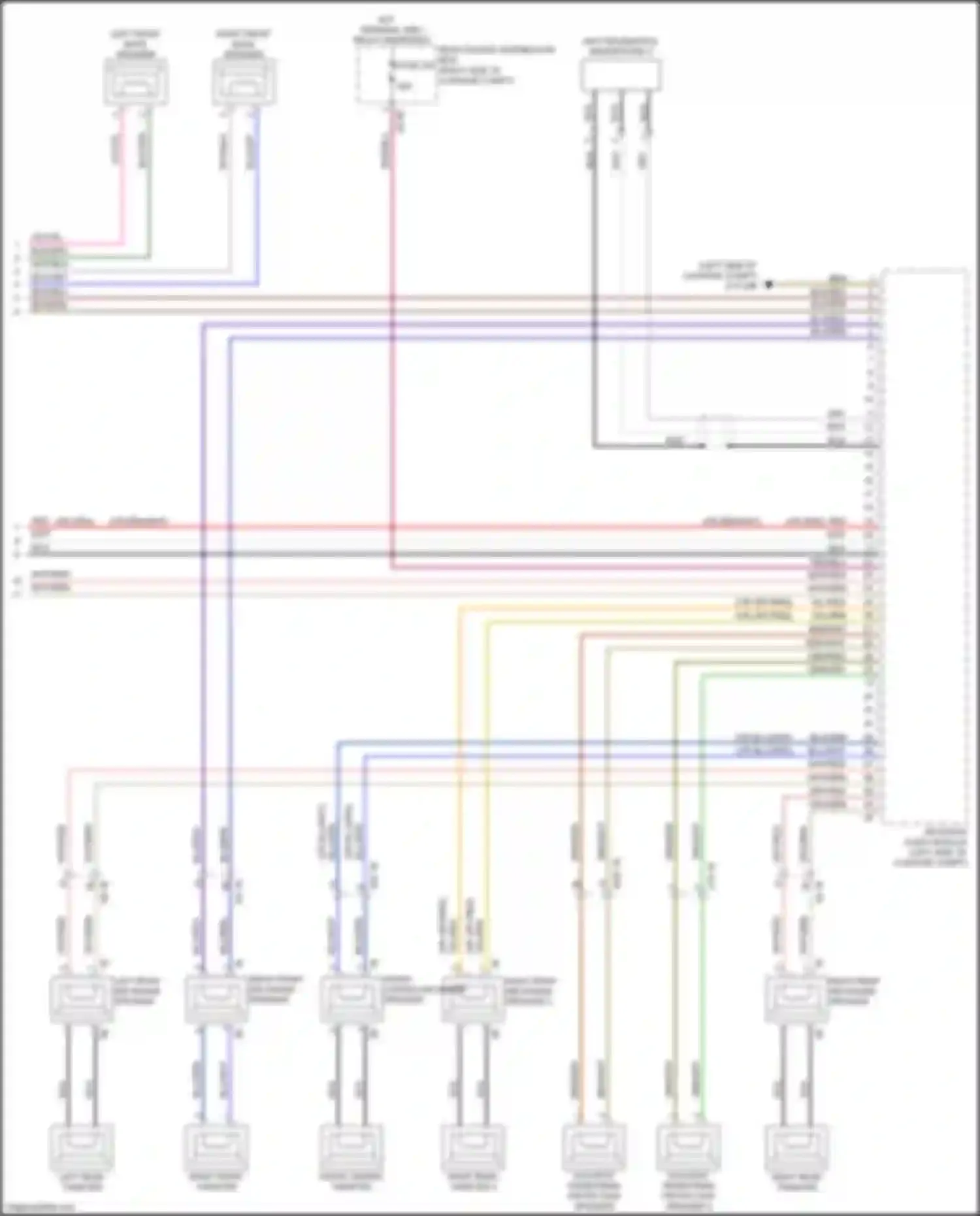 M3 BMW G80 (2020-2024): Receiver audio module circuit, high level (6 of 6)