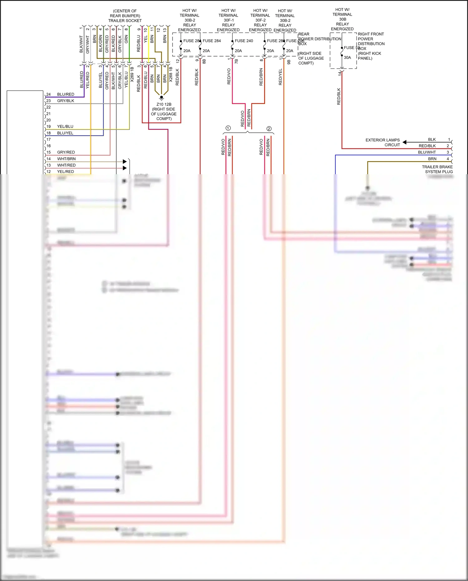 Wiring diagram active bodyworks system for BMW M3 G80 (2020-2024) (1 of 1)