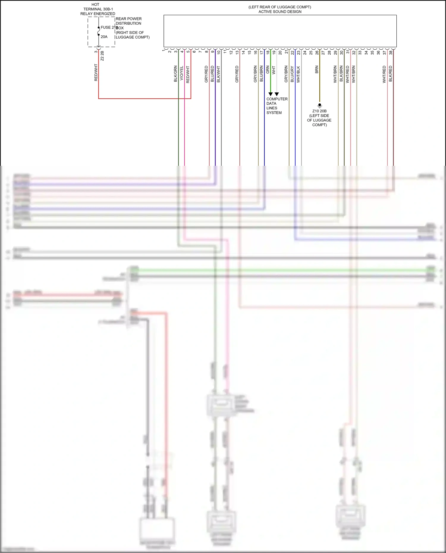 Wiring diagram blk/red for BMW M3 G80 (2020-2024) (3 of 46)