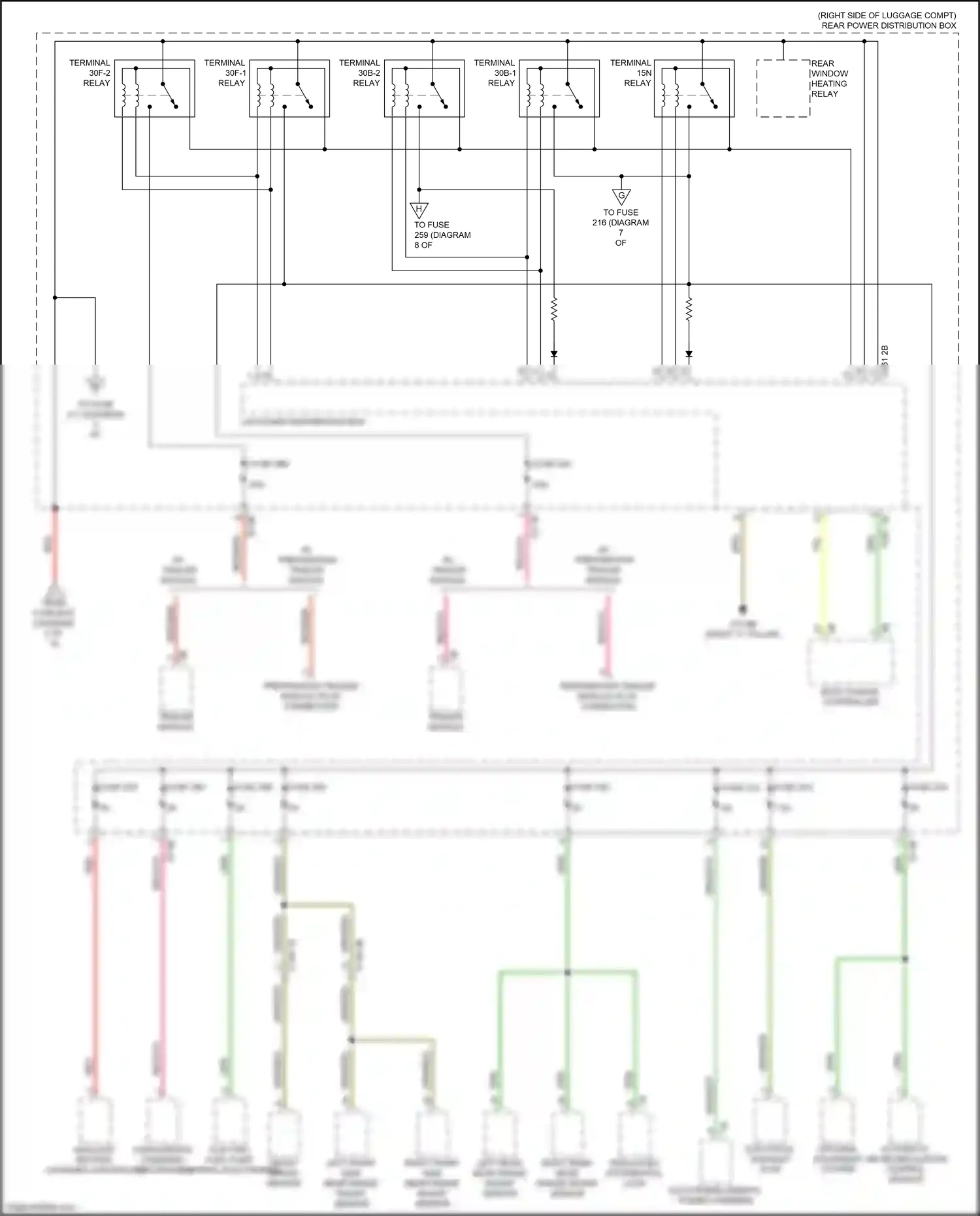 Wiring diagram body domain controller for BMW M3 G80 (2020-2024) (15 of 47)