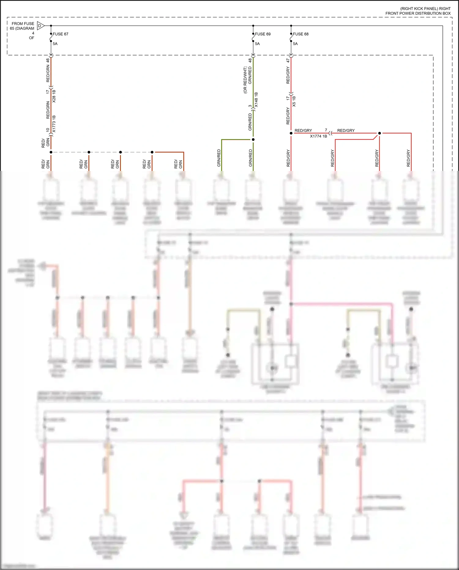 Wiring diagram clutch module for BMW M3 G80 (2020-2024) (2 of 3)