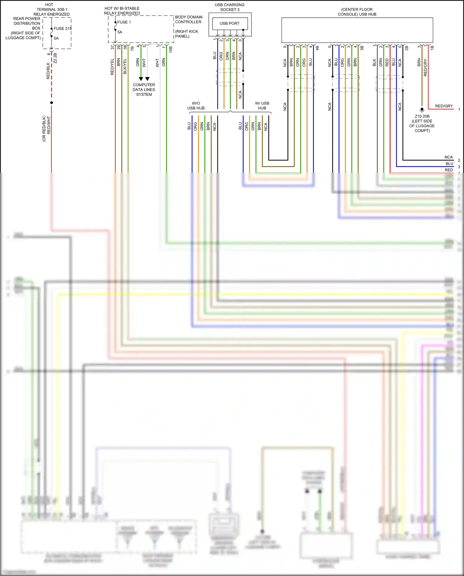Wiring diagram nca for BMW M3 G80 (2020-2024) (22 of 106)