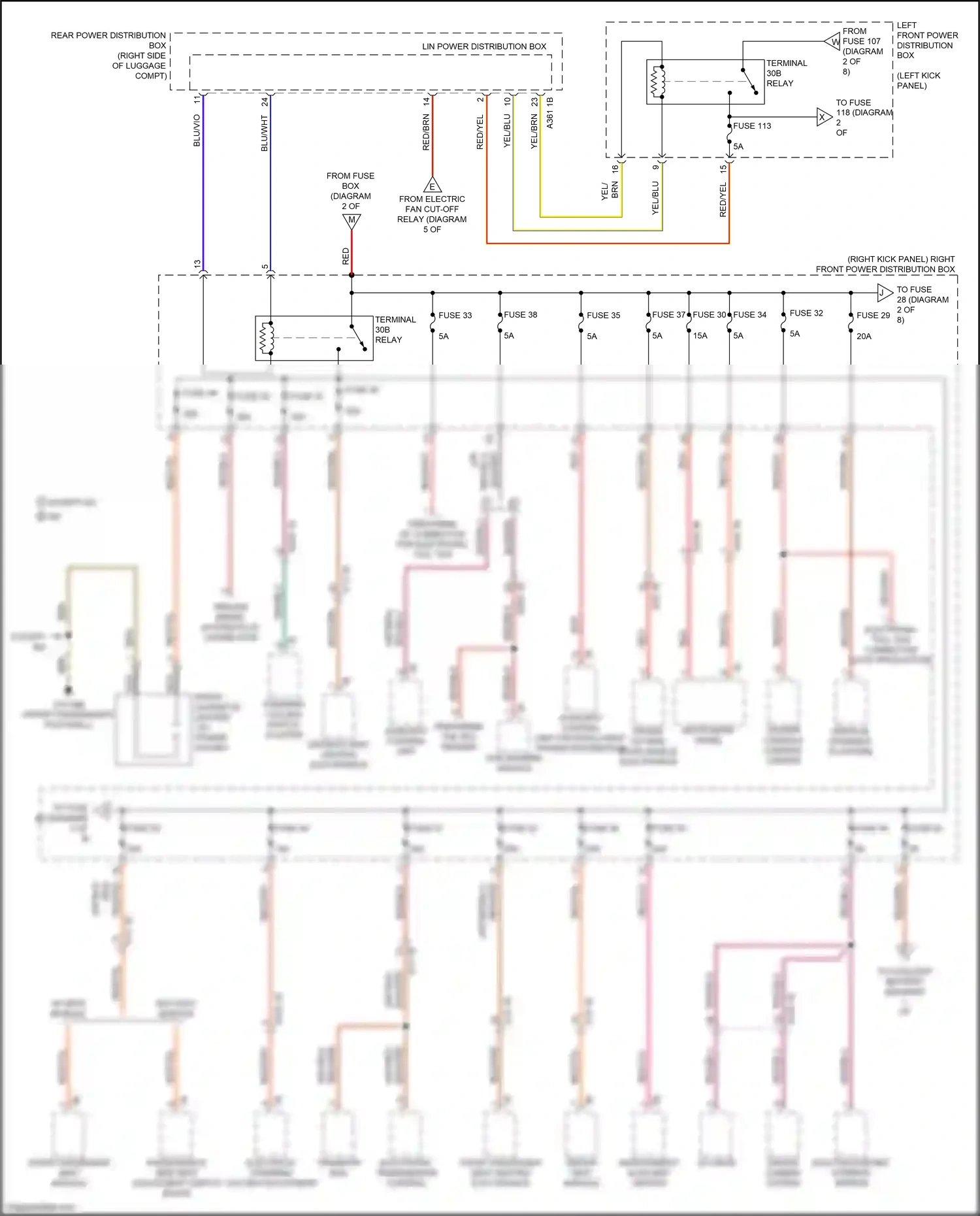 Wiring diagram preparing the nfc reader for BMW M3 G80 (2020-2024) (5 of 8)