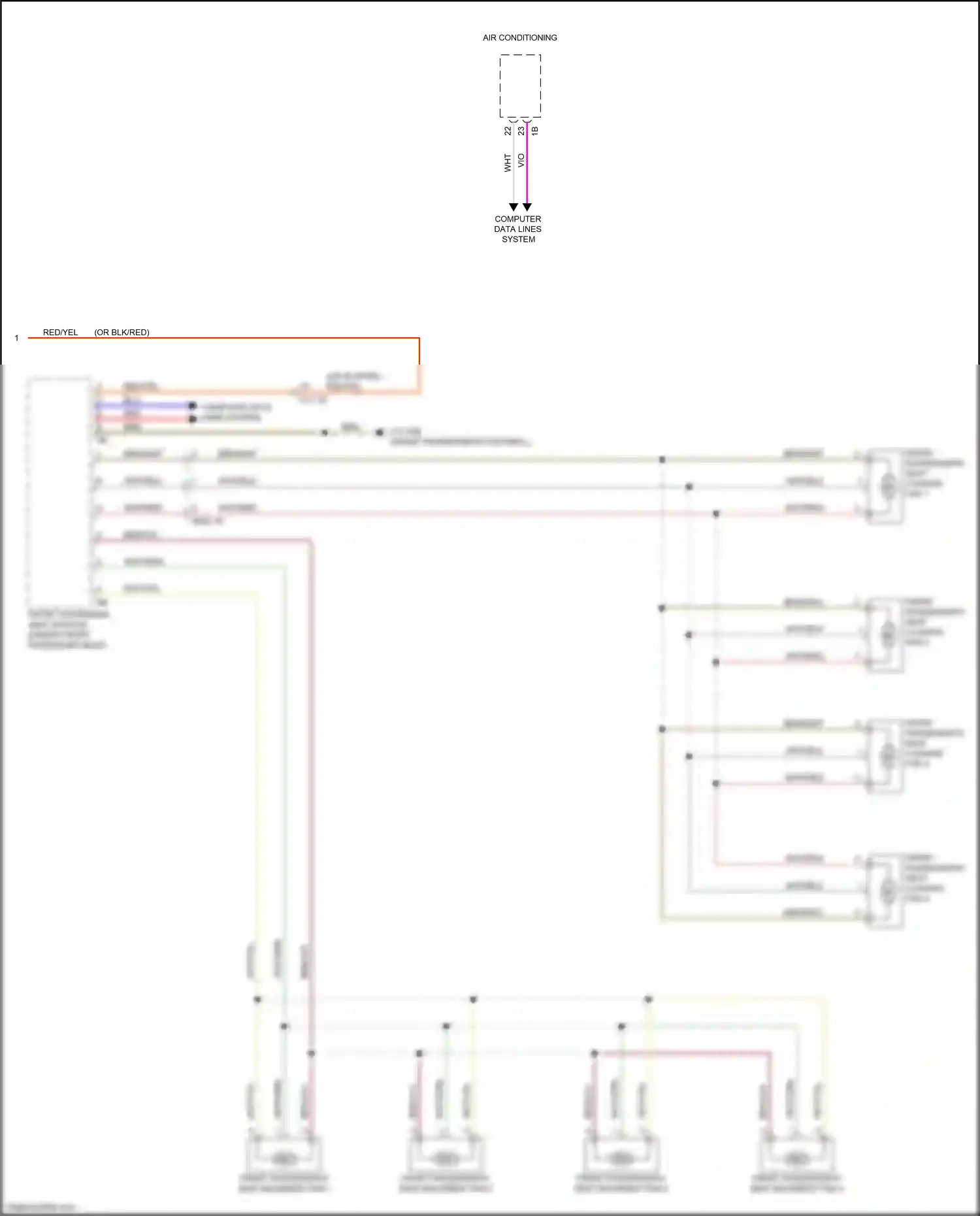 Wiring diagram red for BMW M3 G80 (2020-2024) (78 of 129)