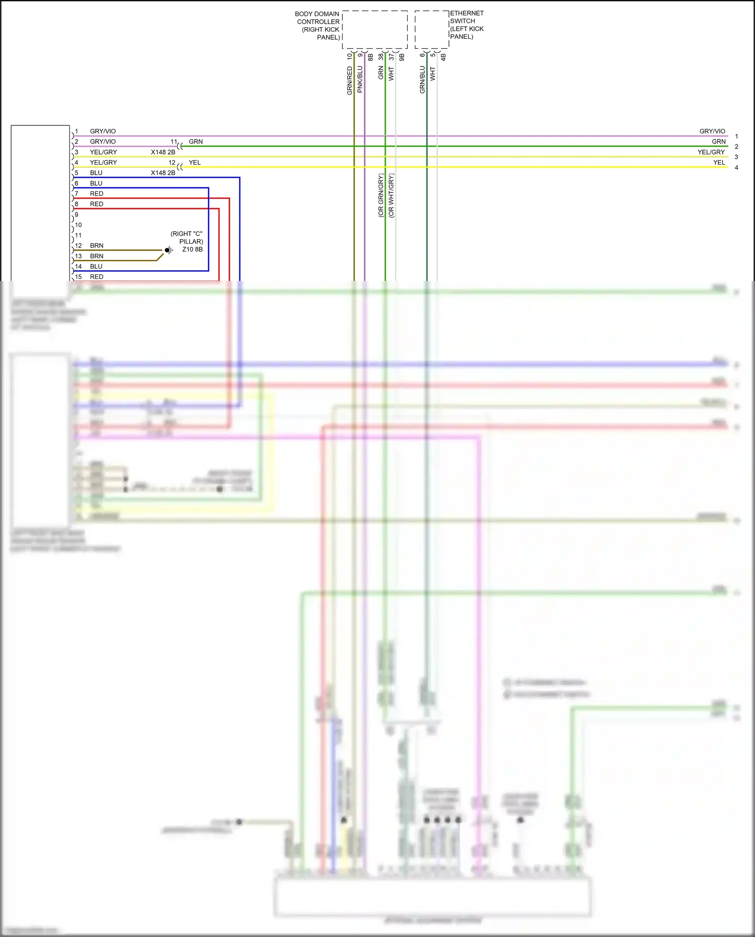 Wiring diagram red for BMW M3 G80 (2020-2024) (91 of 129)