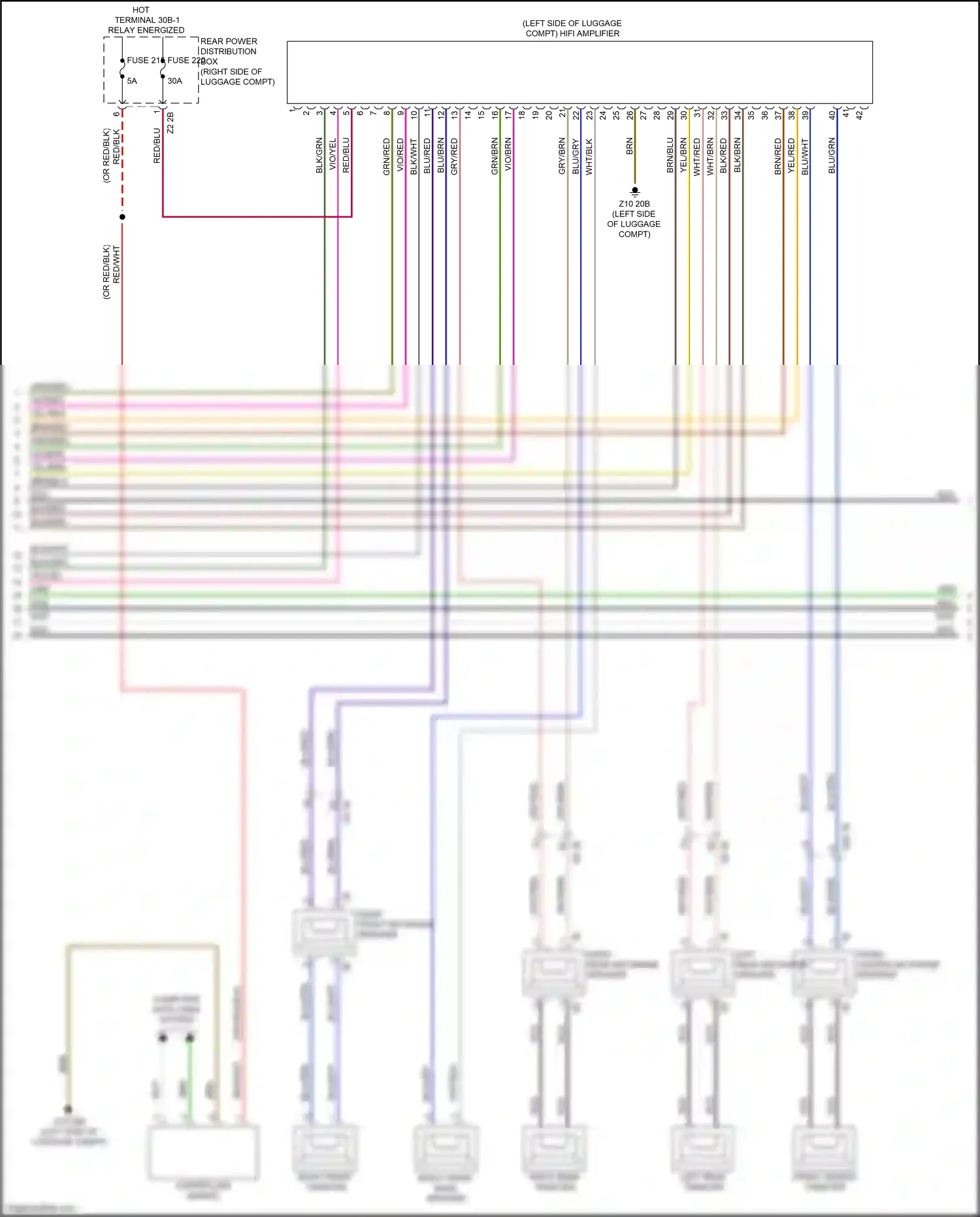 Wiring diagram red/blk for BMW M3 G80 (2020-2024) (40 of 43)