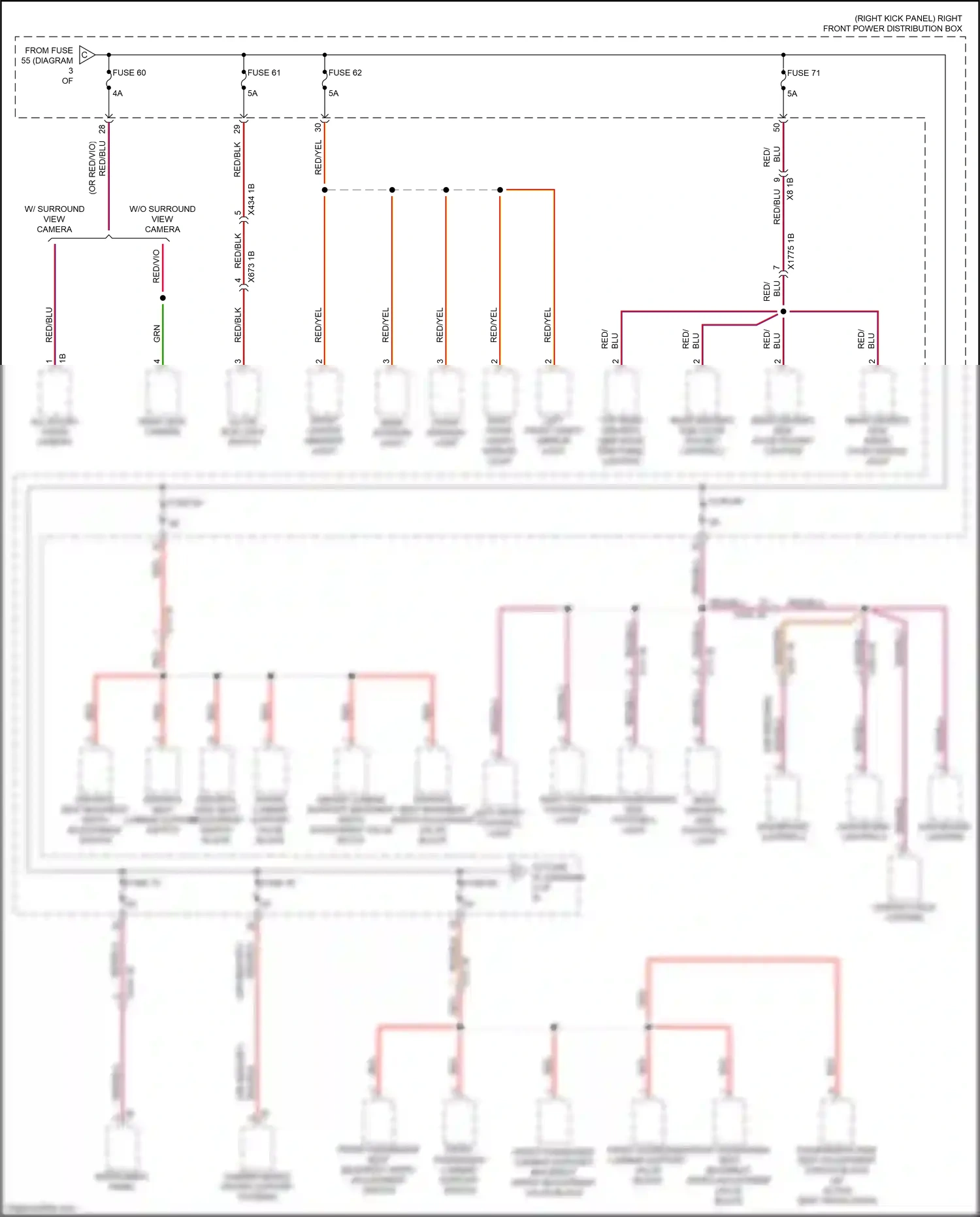 Wiring diagram red/blu for BMW M3 G80 (2020-2024) (5 of 53)