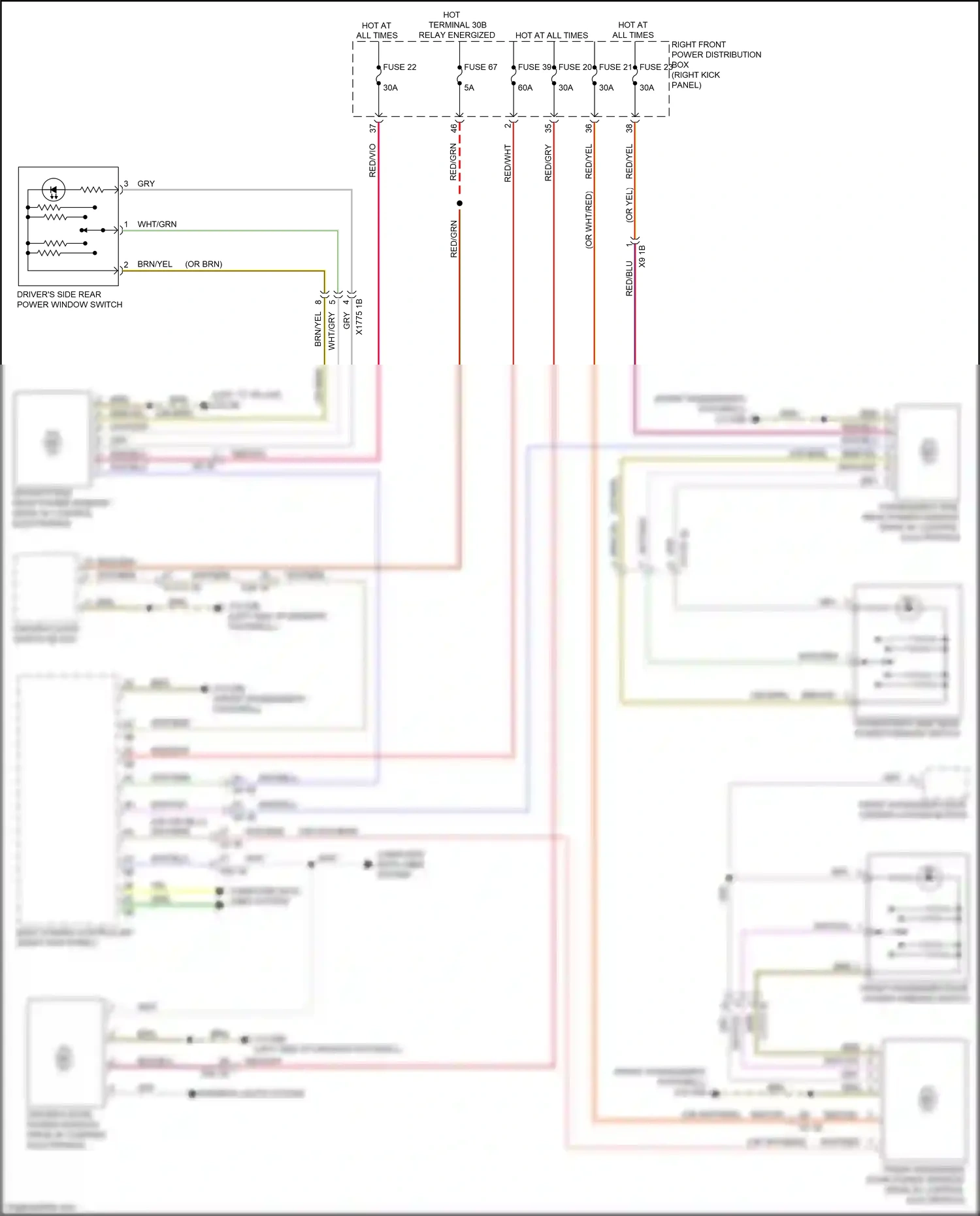 Wiring diagram relay energized for BMW M3 G80 (2020-2024) (10 of 76)