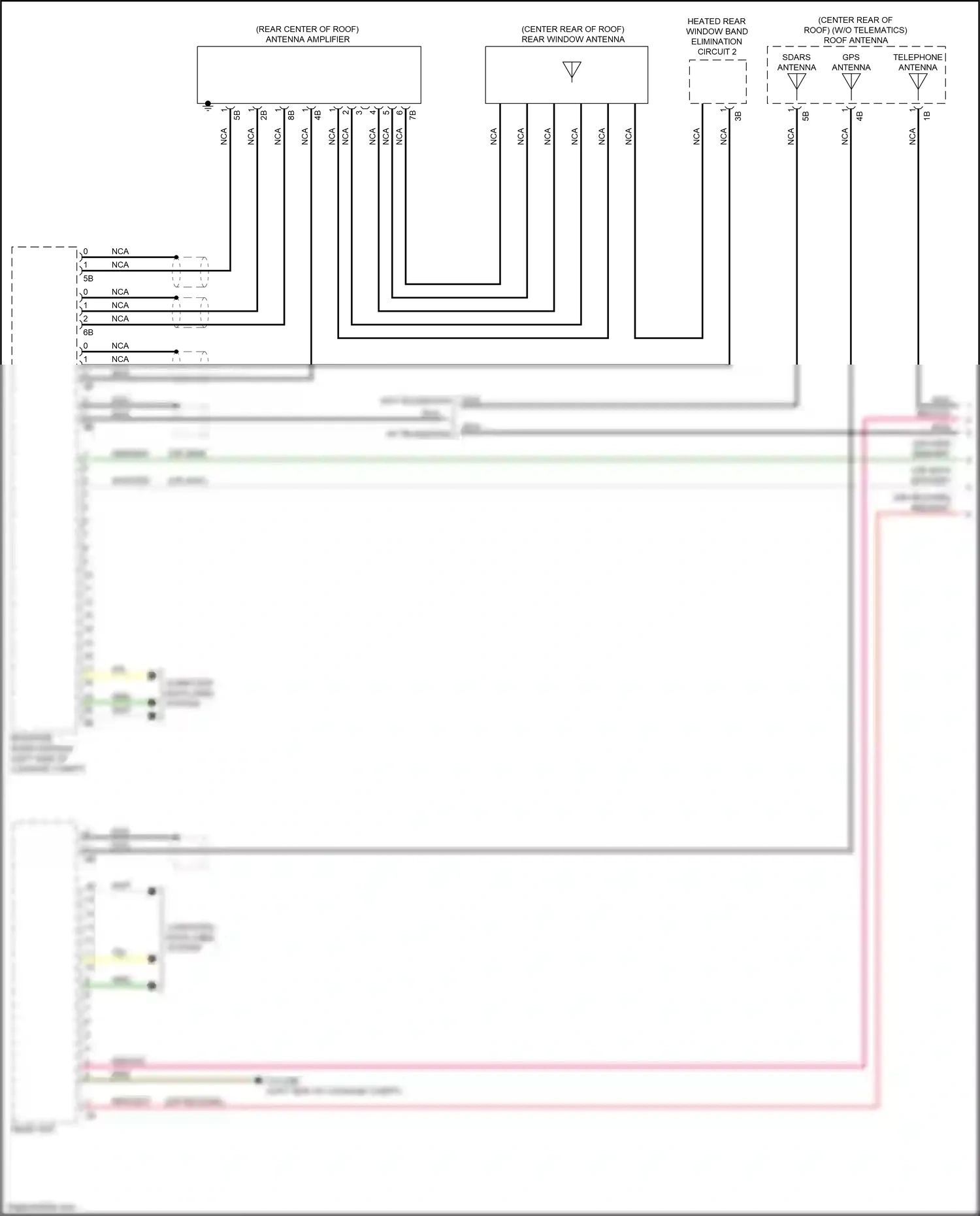 Wiring diagram sdars antenna for BMW M3 G80 (2020-2024) (7 of 28)