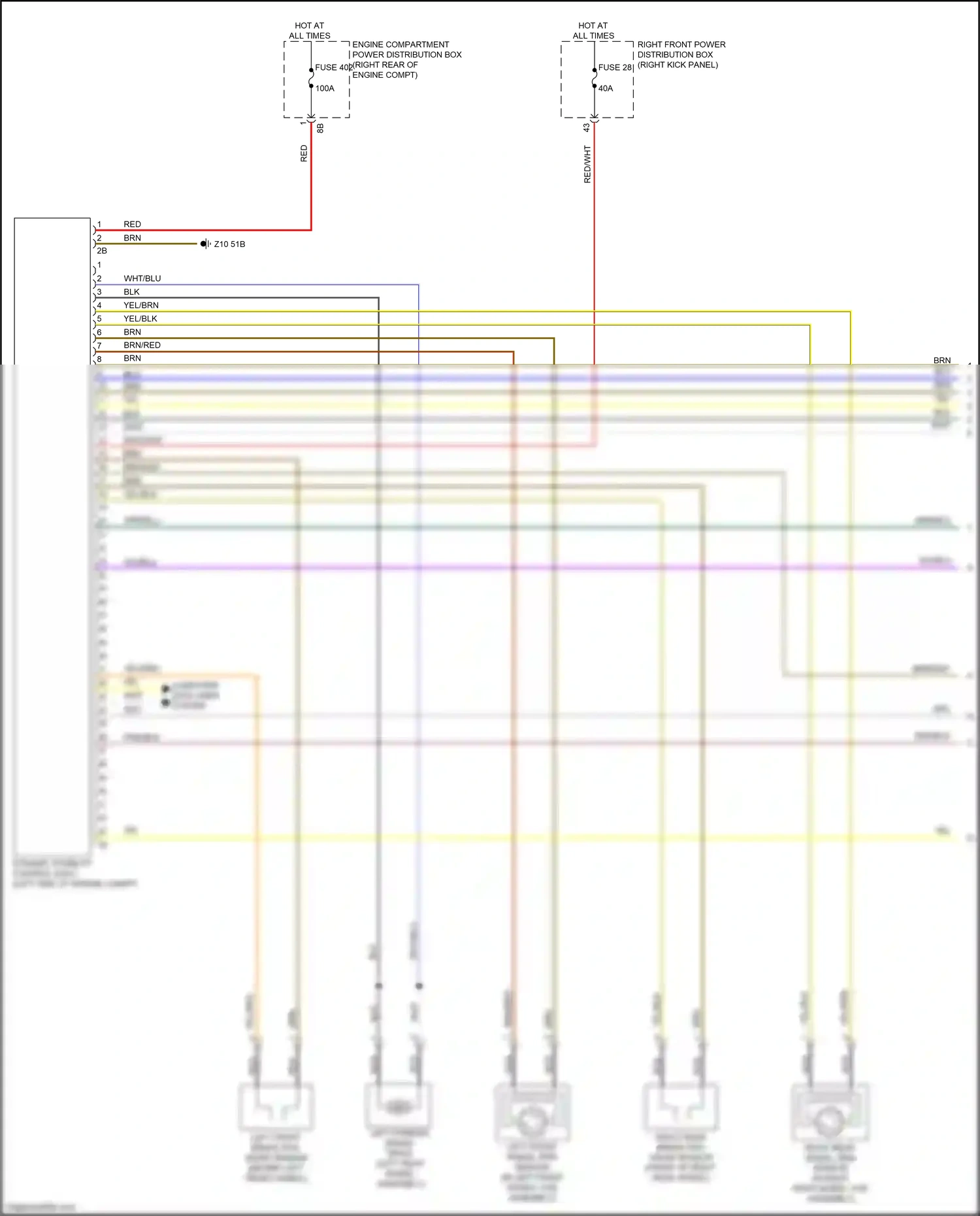 Wiring diagram vio/blu for BMW M3 G80 (2020-2024) (1 of 8)