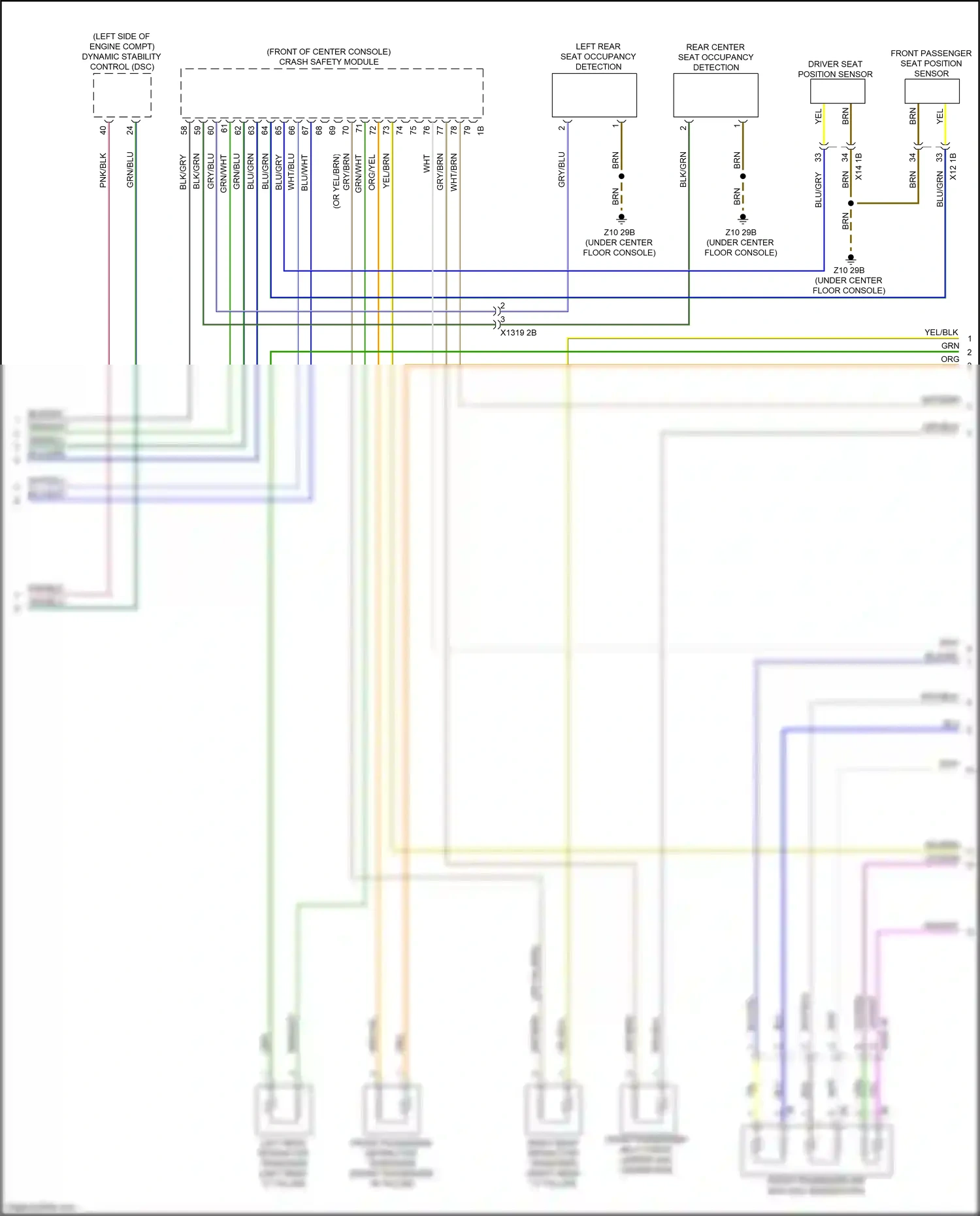 Wiring diagram vio/wht for BMW M3 G80 (2020-2024) (1 of 4)