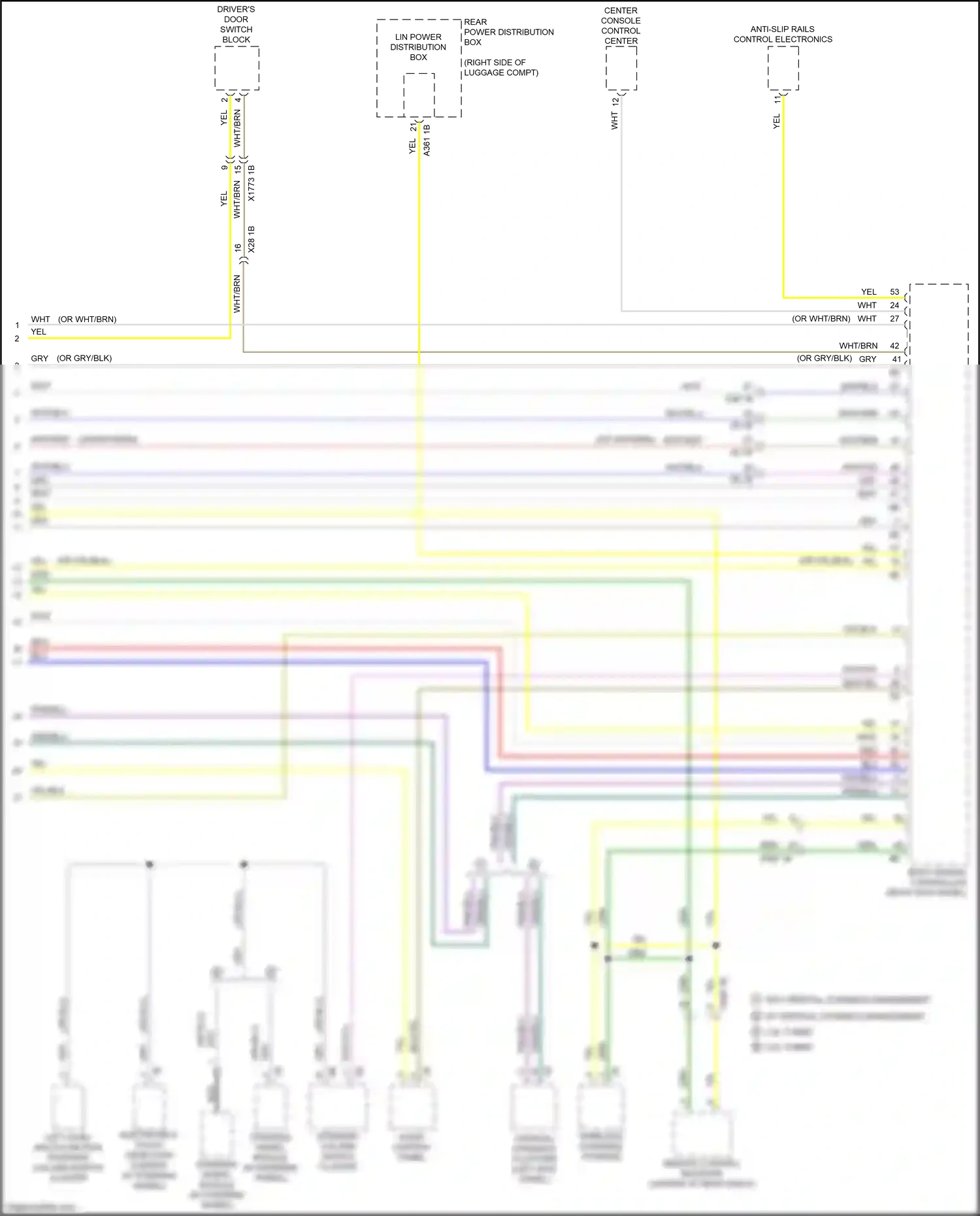 Wiring diagram wireless charging storage for BMW M3 G80 (2020-2024) (3 of 17)
