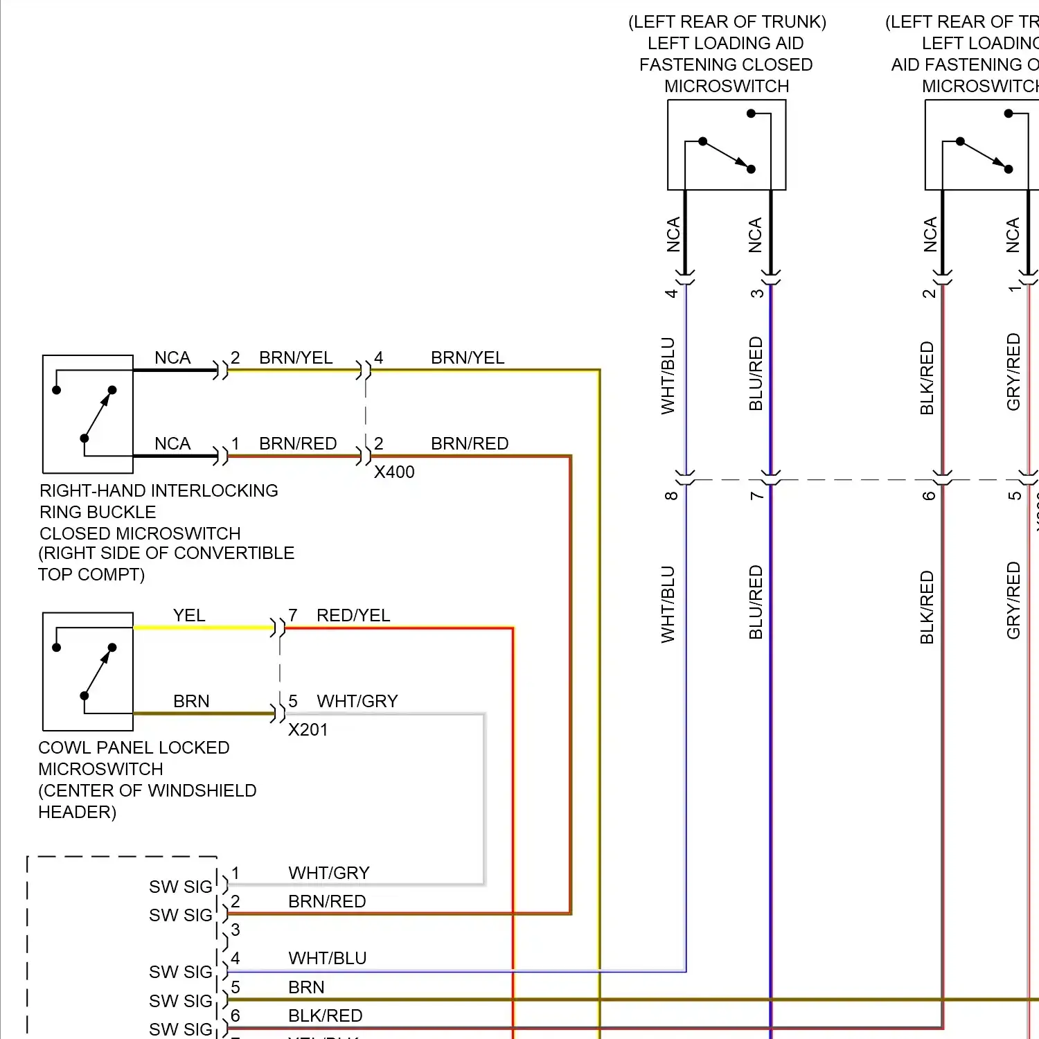 demo - Convertible top circuit (1 of 3) Convertible top circuit (1 of 3)