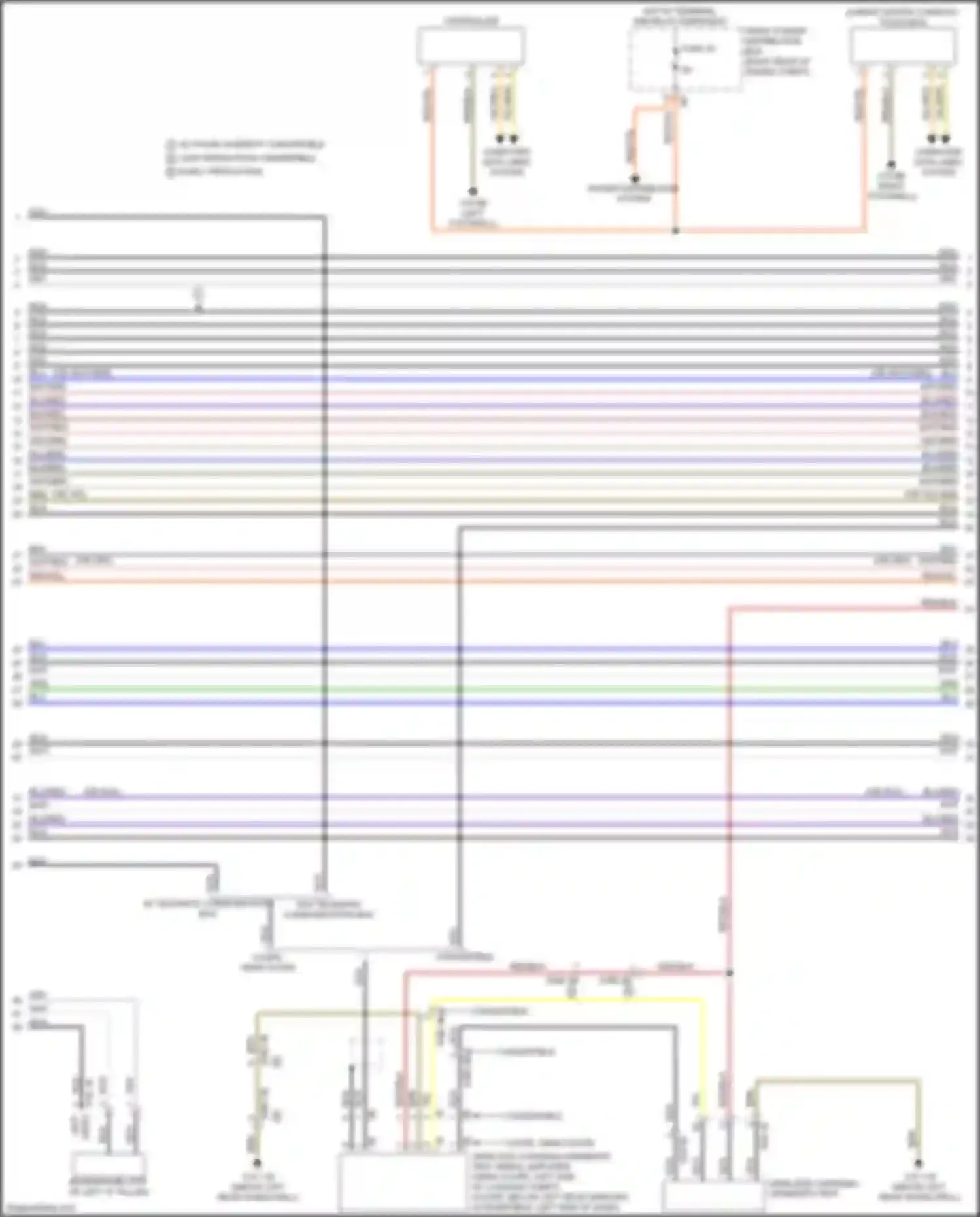 Car Wiring Diagrams for M4 BMW F82/F83 facelift (2017-2020): Hifi radio circuit, w/ active sound design (2 of 6)