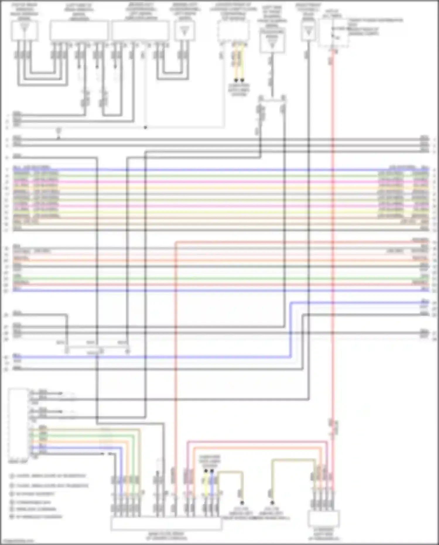 Car Wiring Diagrams for M4 BMW F82/F83 facelift (2017-2020): Hifi radio circuit, w/o active sound design (3 of 6)