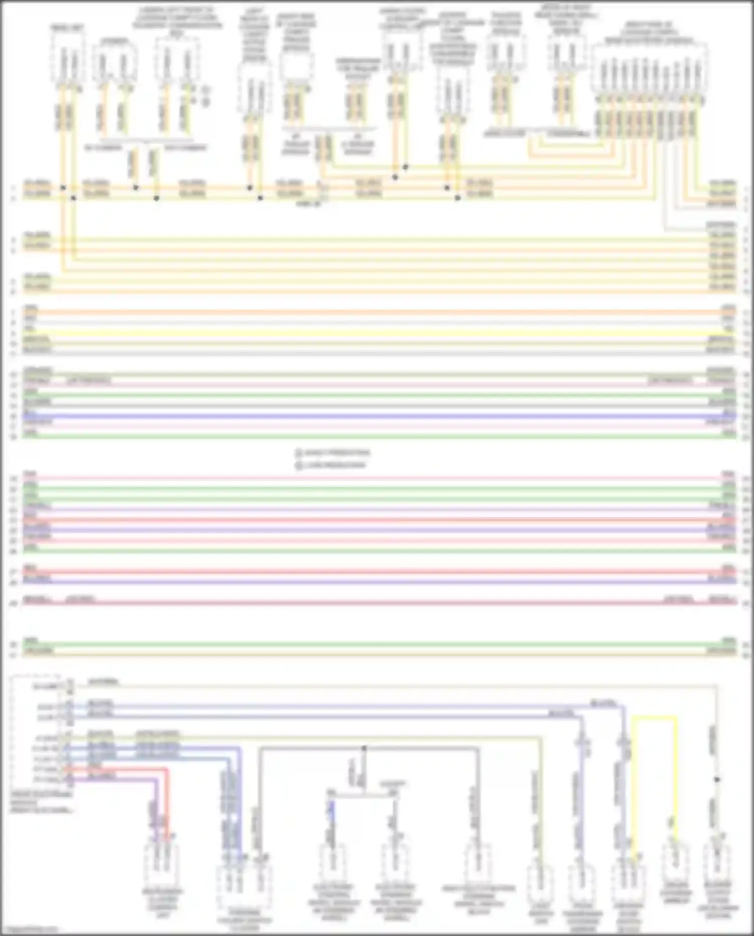 Wiring diagram ac line for BMW M4 F82/F83 facelift (2017-2020) (2 of 2)