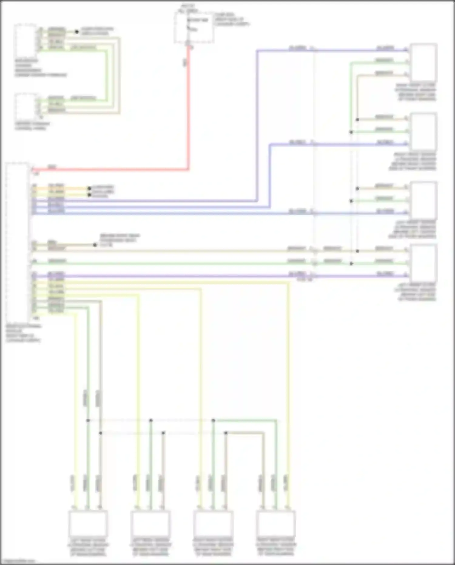 Wiring diagram computer data lines system for BMW M4 F82/F83 facelift (2017-2020) (28 of 98)