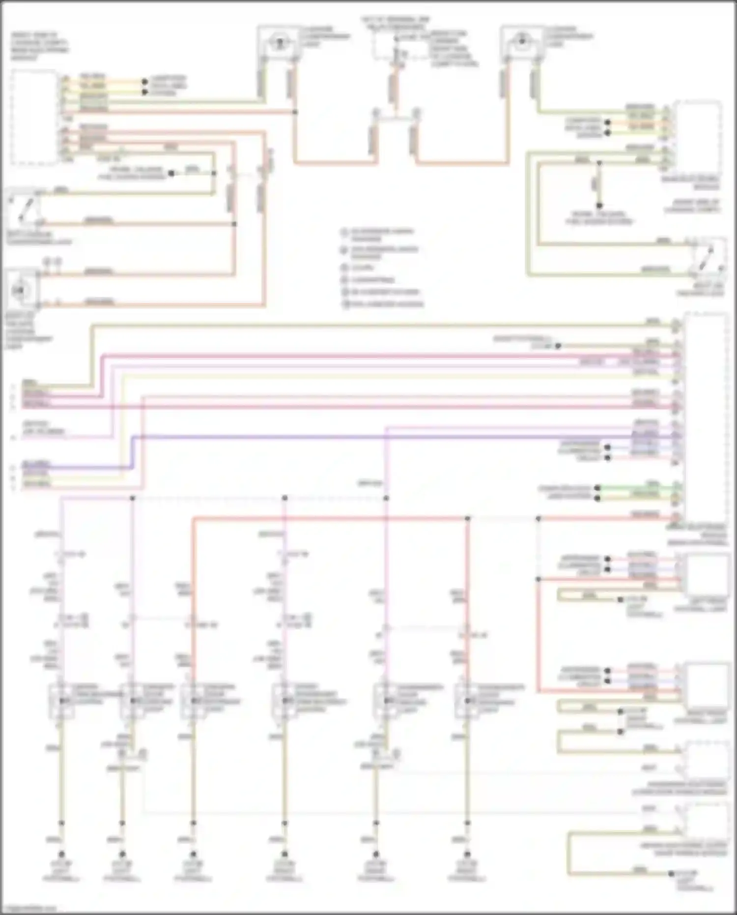 Wiring diagram computer data lines system for BMW M4 F82/F83 facelift (2017-2020) (94 of 98)