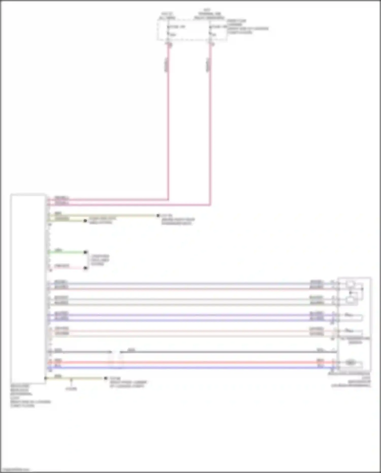 Wiring diagram computer data lines system for BMW M4 F82/F83 facelift (2017-2020) (49 of 98)