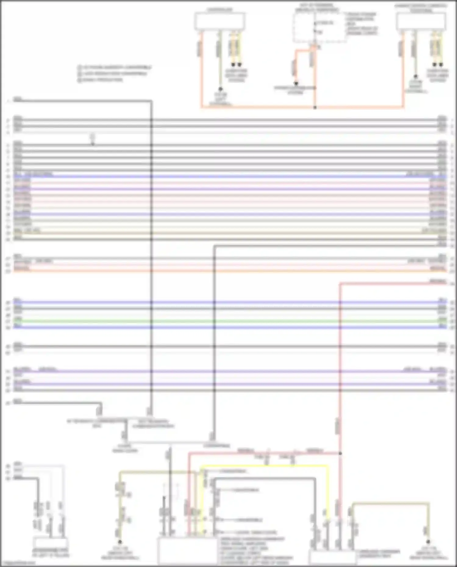 Wiring diagram computer data lines system for BMW M4 F82/F83 facelift (2017-2020) (26 of 98)