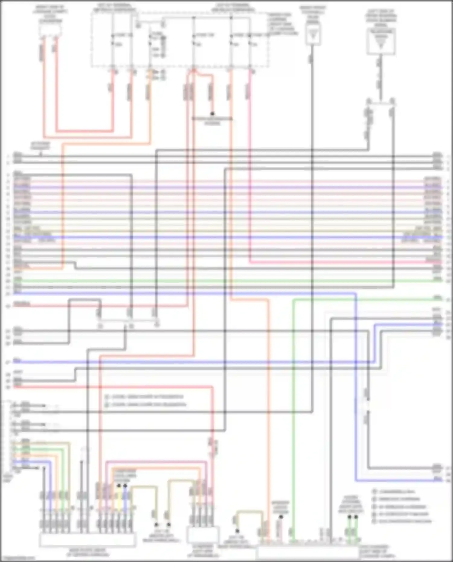 Wiring diagram convertible w/o wireless charging for BMW M4 F82/F83 facelift (2017-2020) (1 of 4)