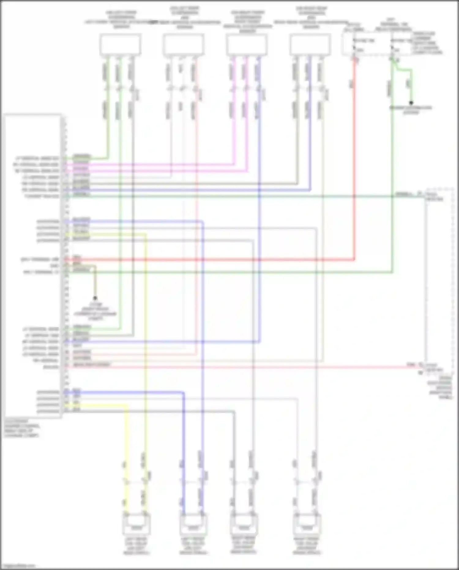 Wiring diagram flex bus sig for BMW M4 F82/F83 facelift (2017-2020) (3 of 4)