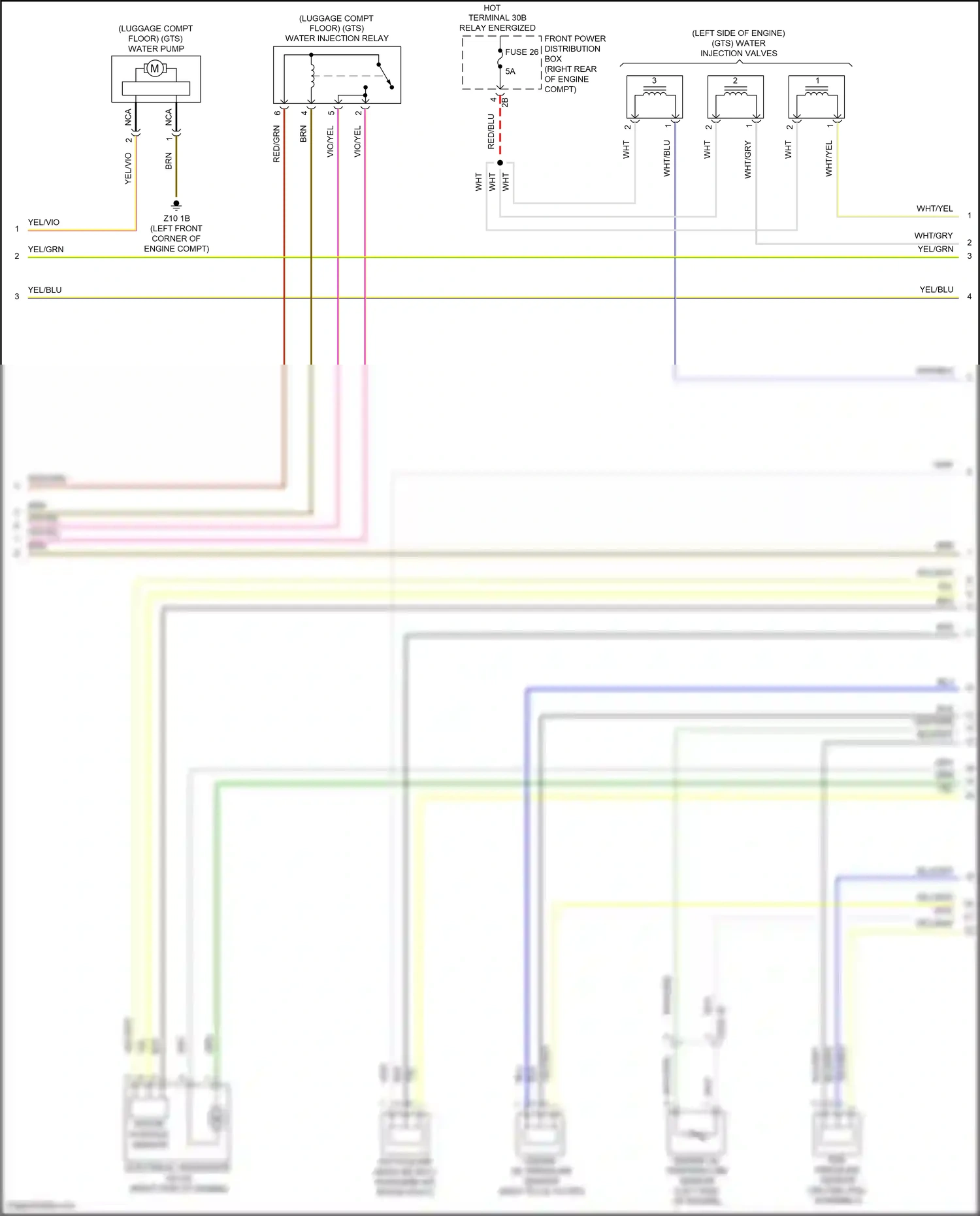 Wiring diagram front power distribution box for BMW M4 F82/F83 facelift (2017-2020) (60 of 61)
