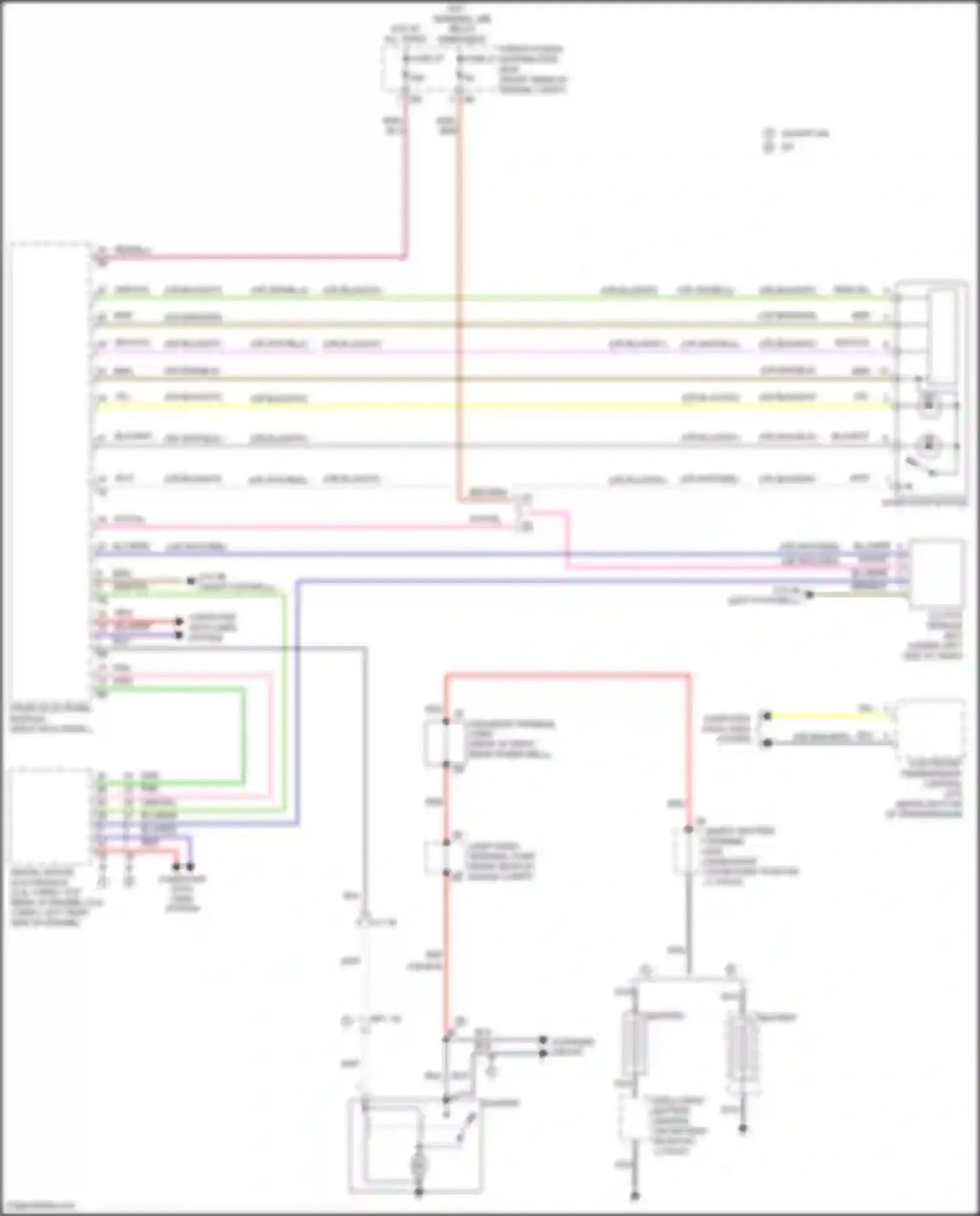 Wiring diagram fuse 57 for BMW M4 F82/F83 facelift (2017-2020) (8 of 8)