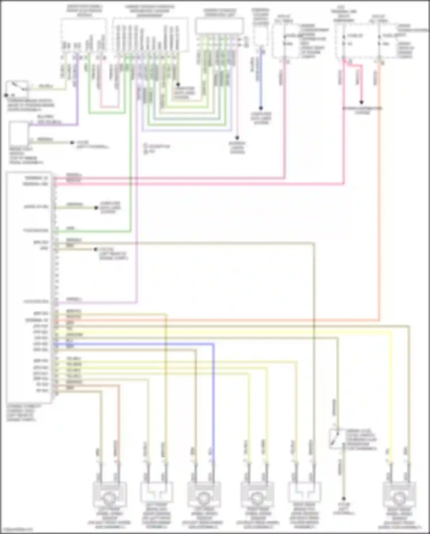 Wiring diagram fuse 58 for BMW M4 F82/F83 facelift (2017-2020) (1 of 2)
