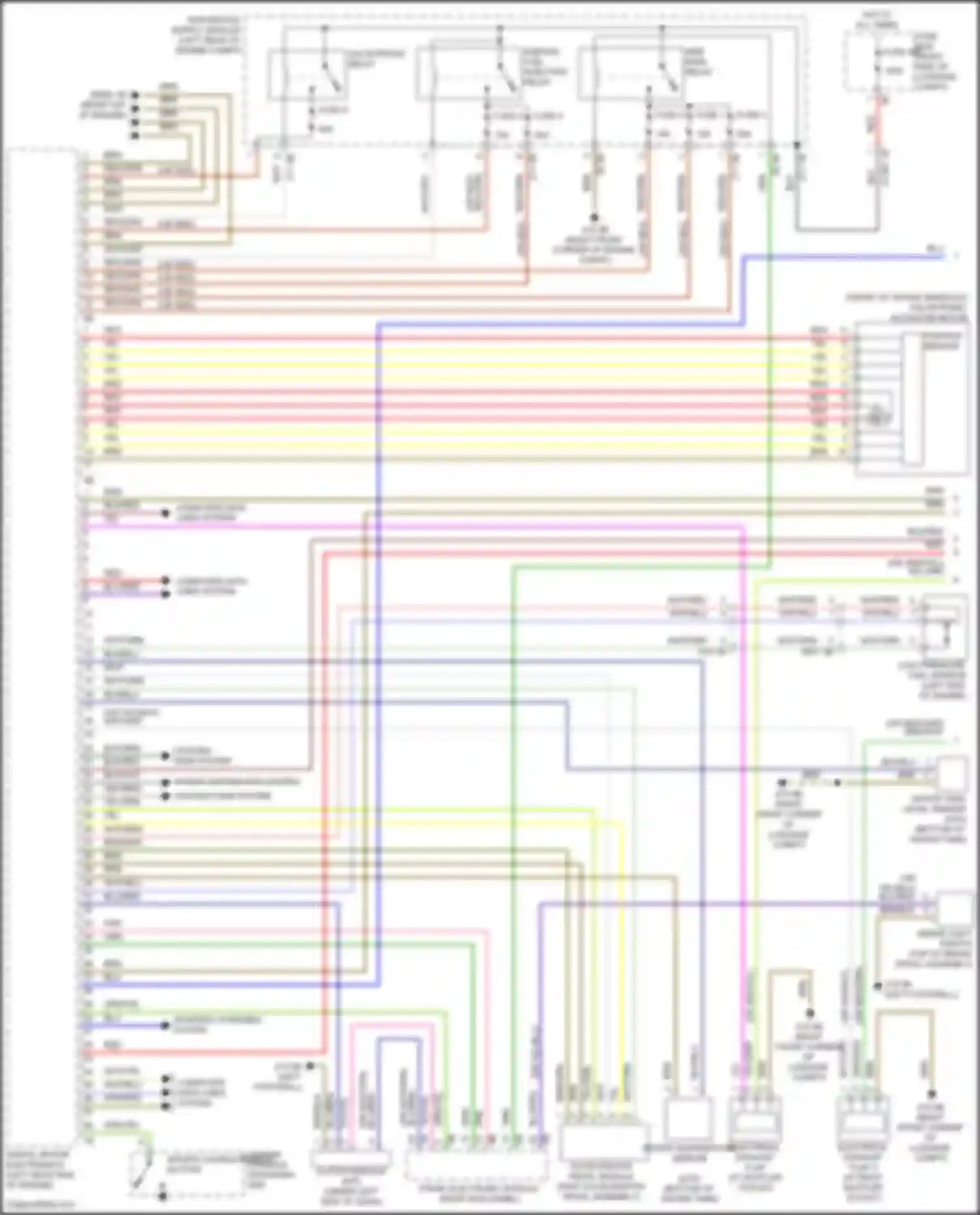 Wiring diagram fuse 6 for BMW M4 F82/F83 facelift (2017-2020) (3 of 3)
