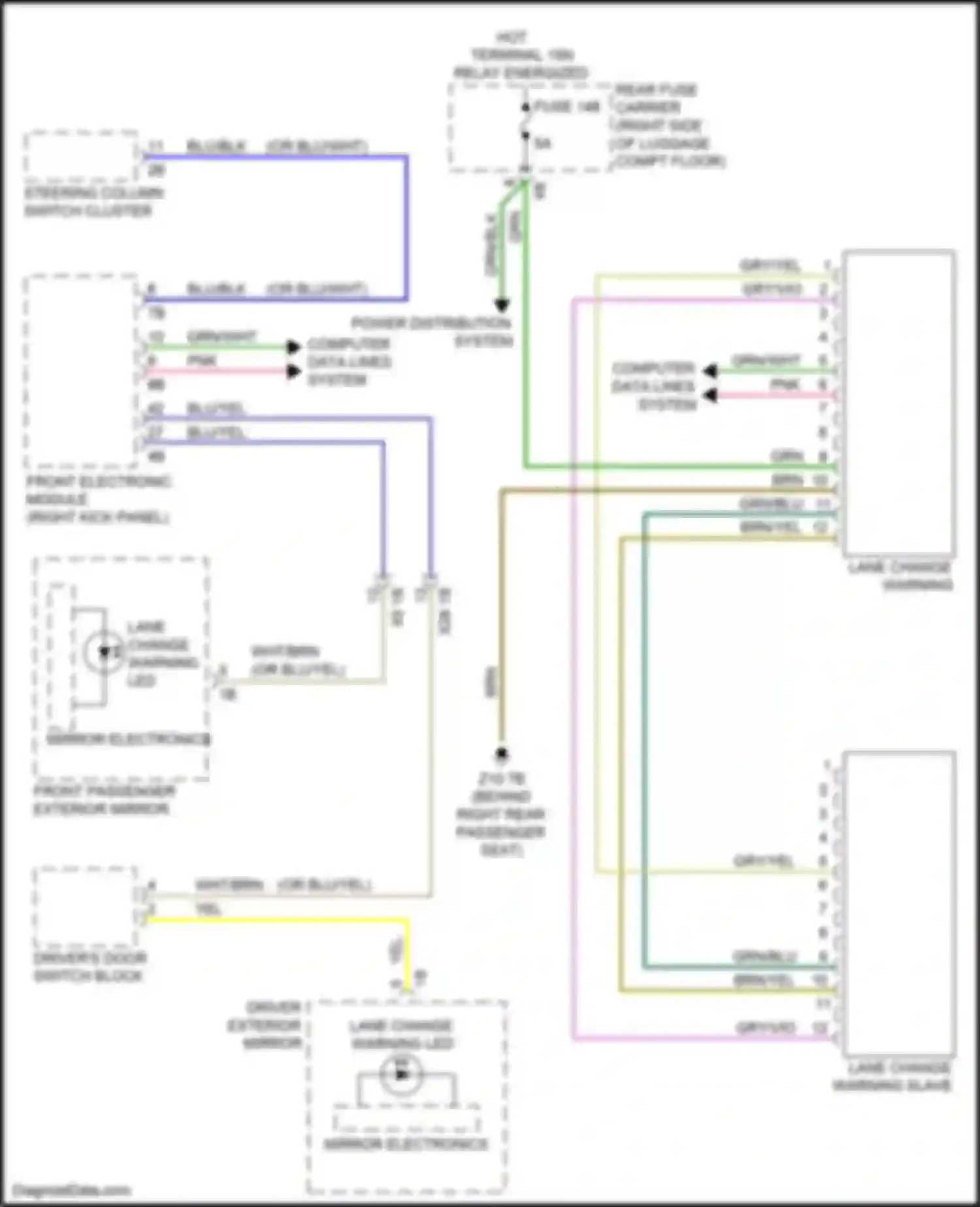 Wiring diagram grn for BMW M4 F82/F83 facelift (2017-2020) (59 of 98)