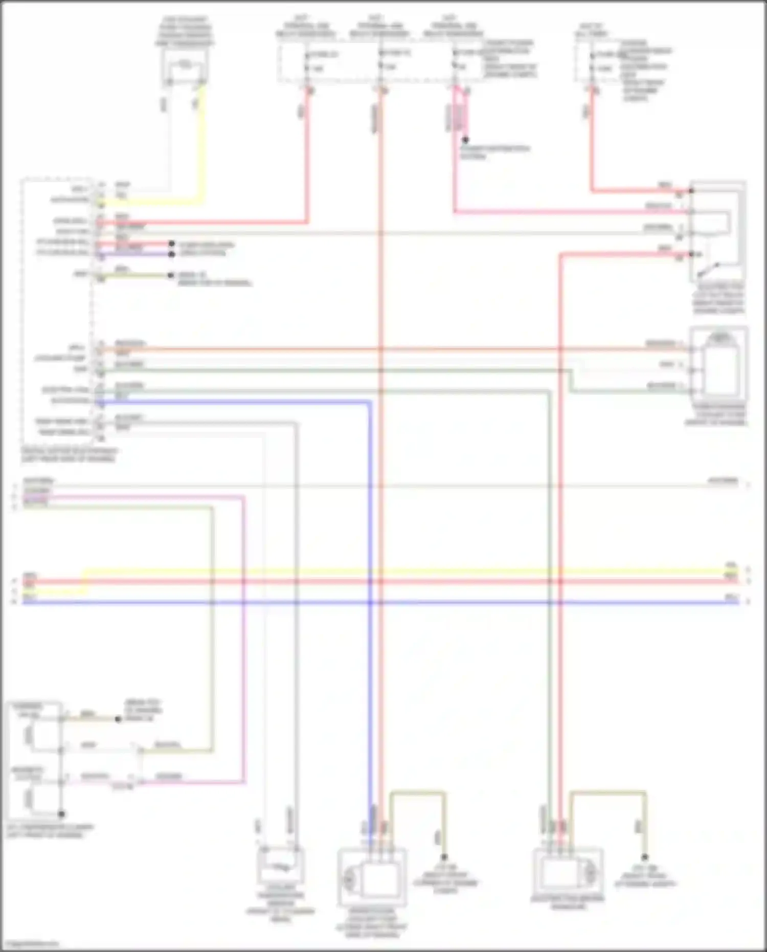 Wiring diagram intercooler coolant pump for BMW M4 F82/F83 facelift (2017-2020) (1 of 4)
