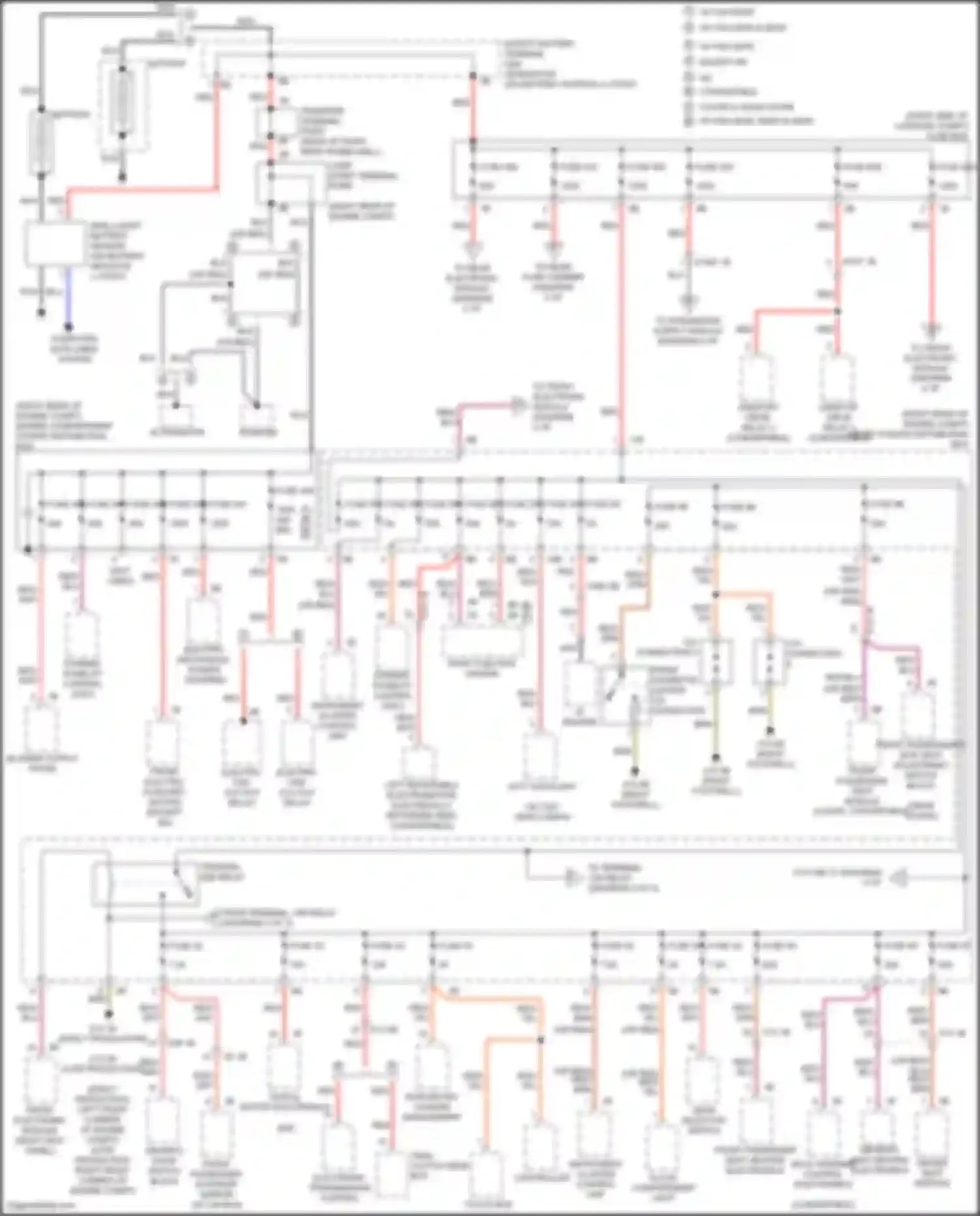 Wiring diagram jump start terminal point for BMW M4 F82/F83 facelift (2017-2020) (2 of 3)
