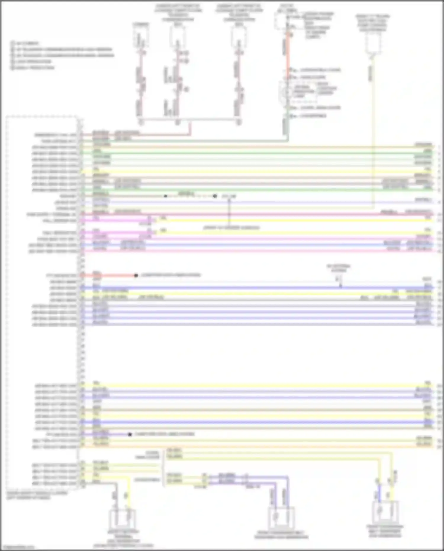 Wiring diagram lin bus sig for BMW M4 F82/F83 facelift (2017-2020) (10 of 13)