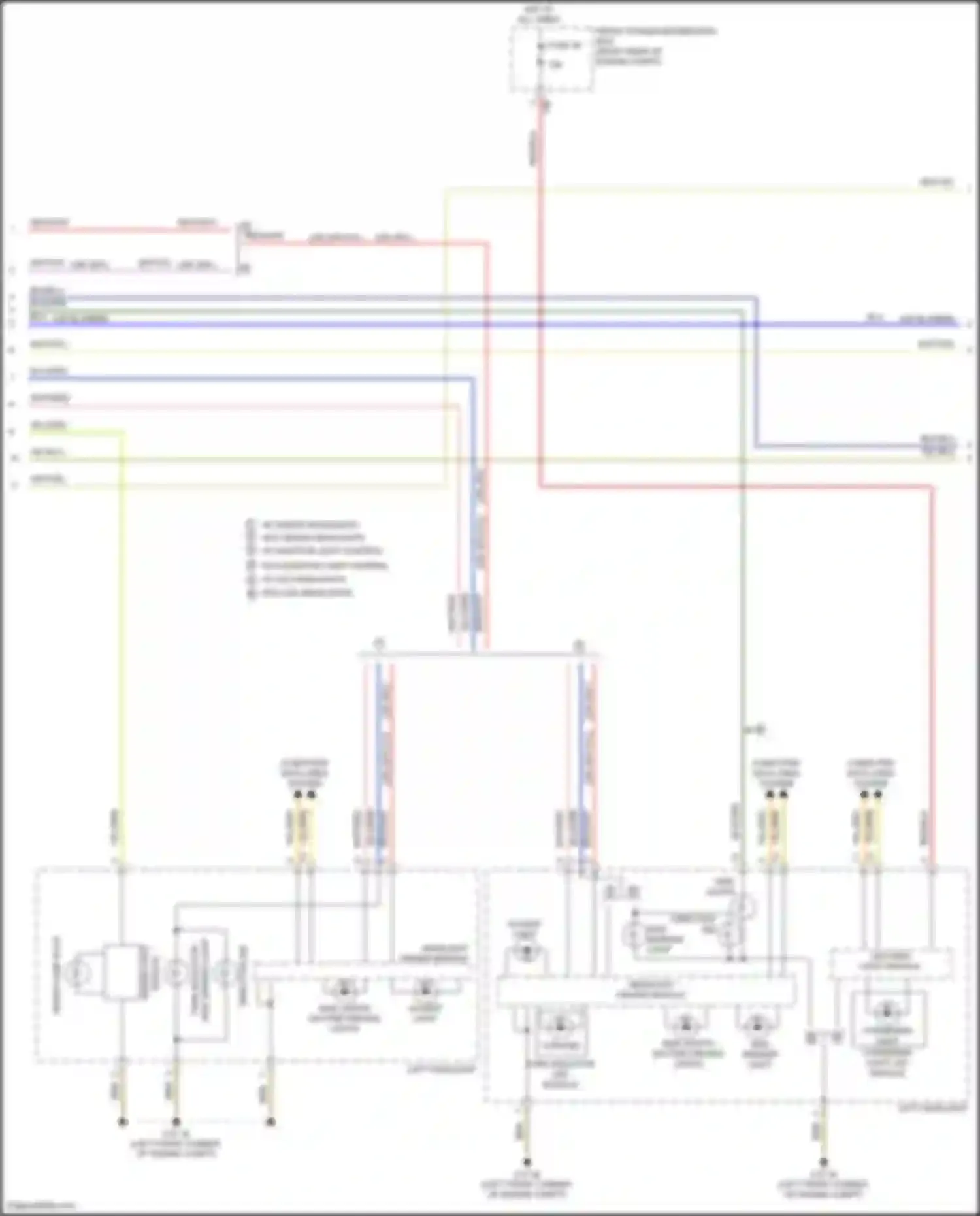 Wiring diagram xenon lamp bulb for BMW M4 F82/F83 facelift (2017-2020) (1 of 4)