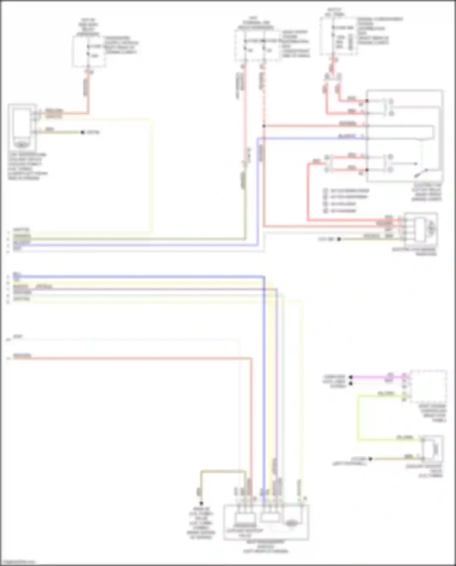 M4 BMW G82 (2020-2024): Cooling fan circuit (2 of 2)