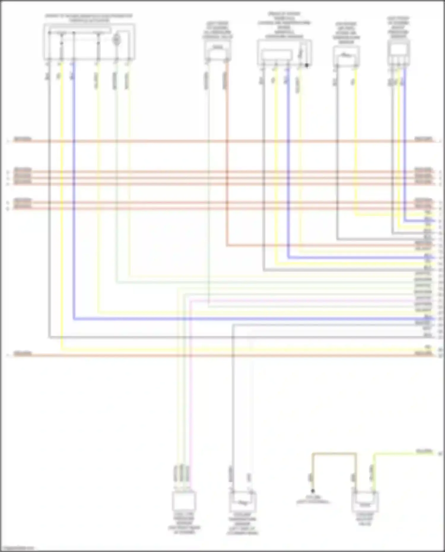 M4 BMW G82 (2020-2024): Wiring diagram engine performance 3.0l turbo (3 of 7)