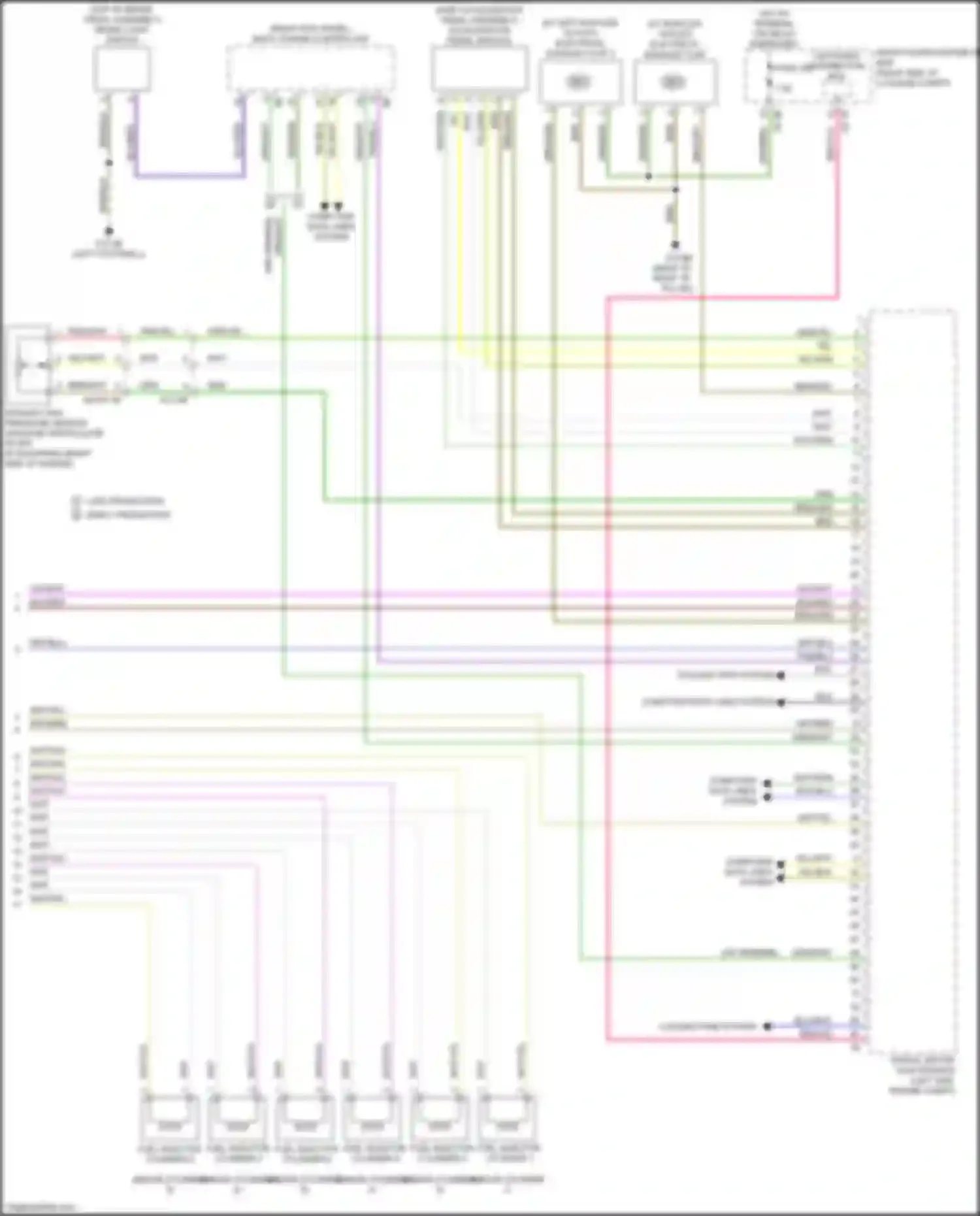 M4 BMW G82 (2020-2024): Wiring diagram engine performance 3.0l turbo (7 of 7)