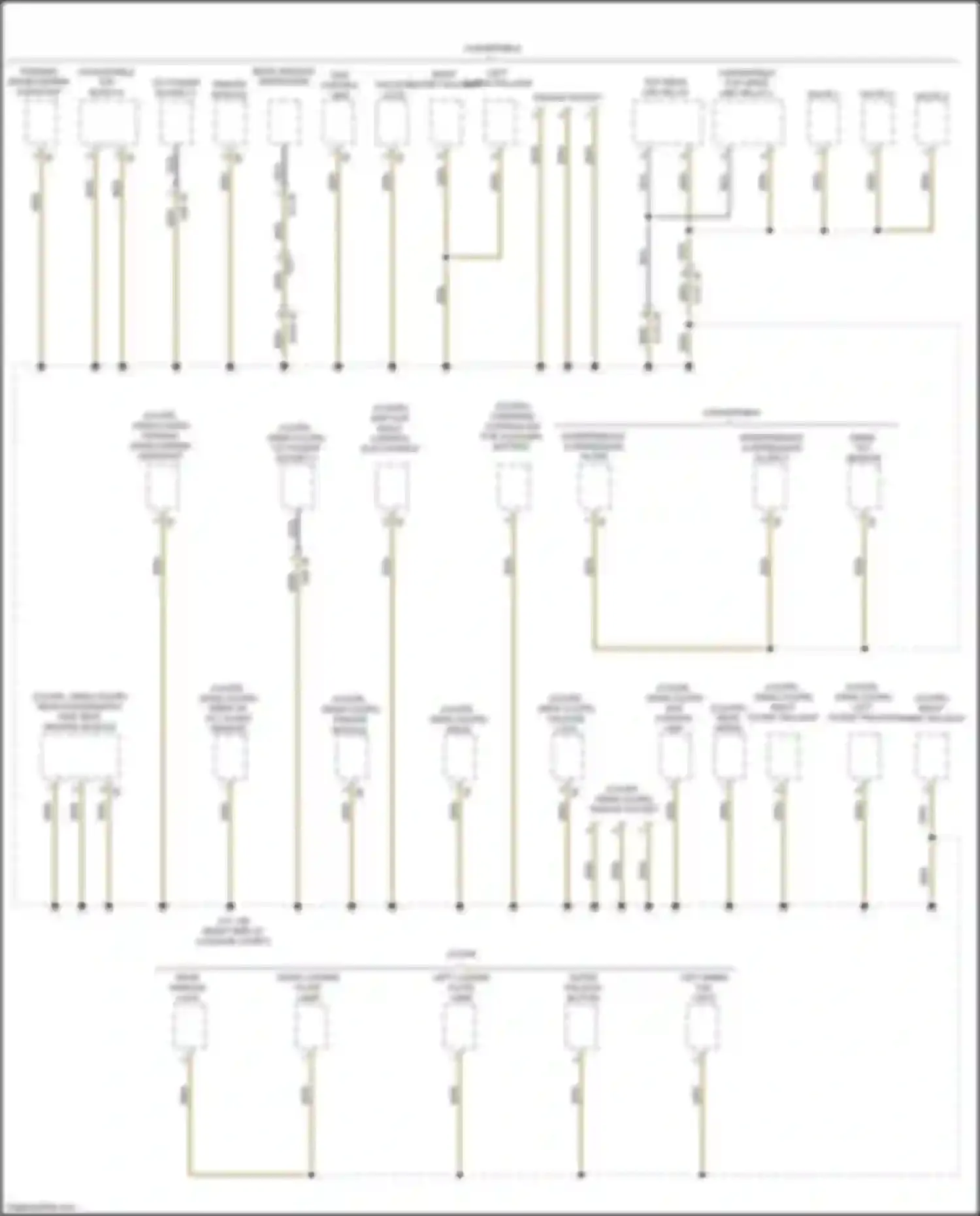 M4 BMW G82 (2020-2024): Ground distribution circuit (1 of 7)