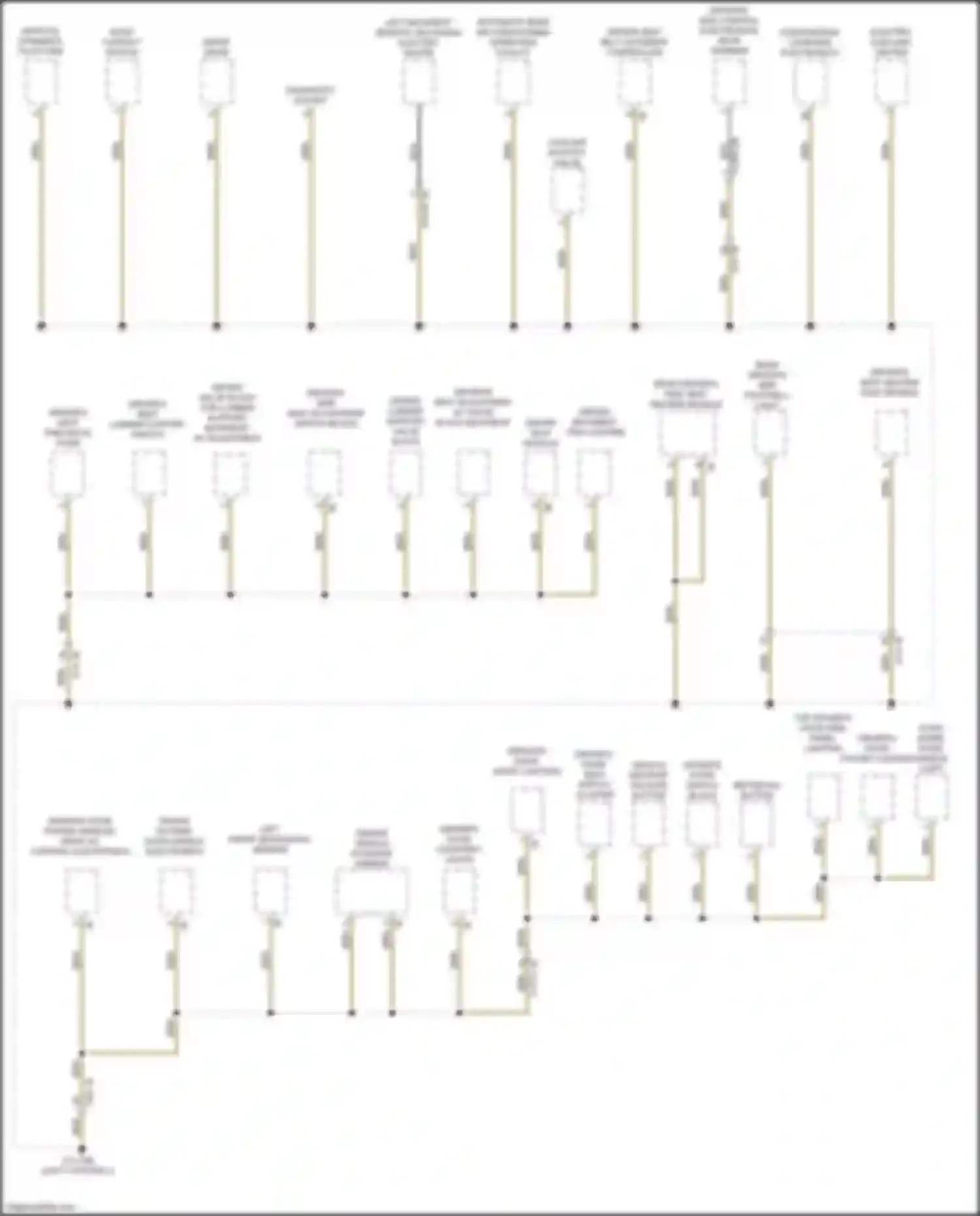M4 BMW G82 (2020-2024): Ground distribution circuit (3 of 7)