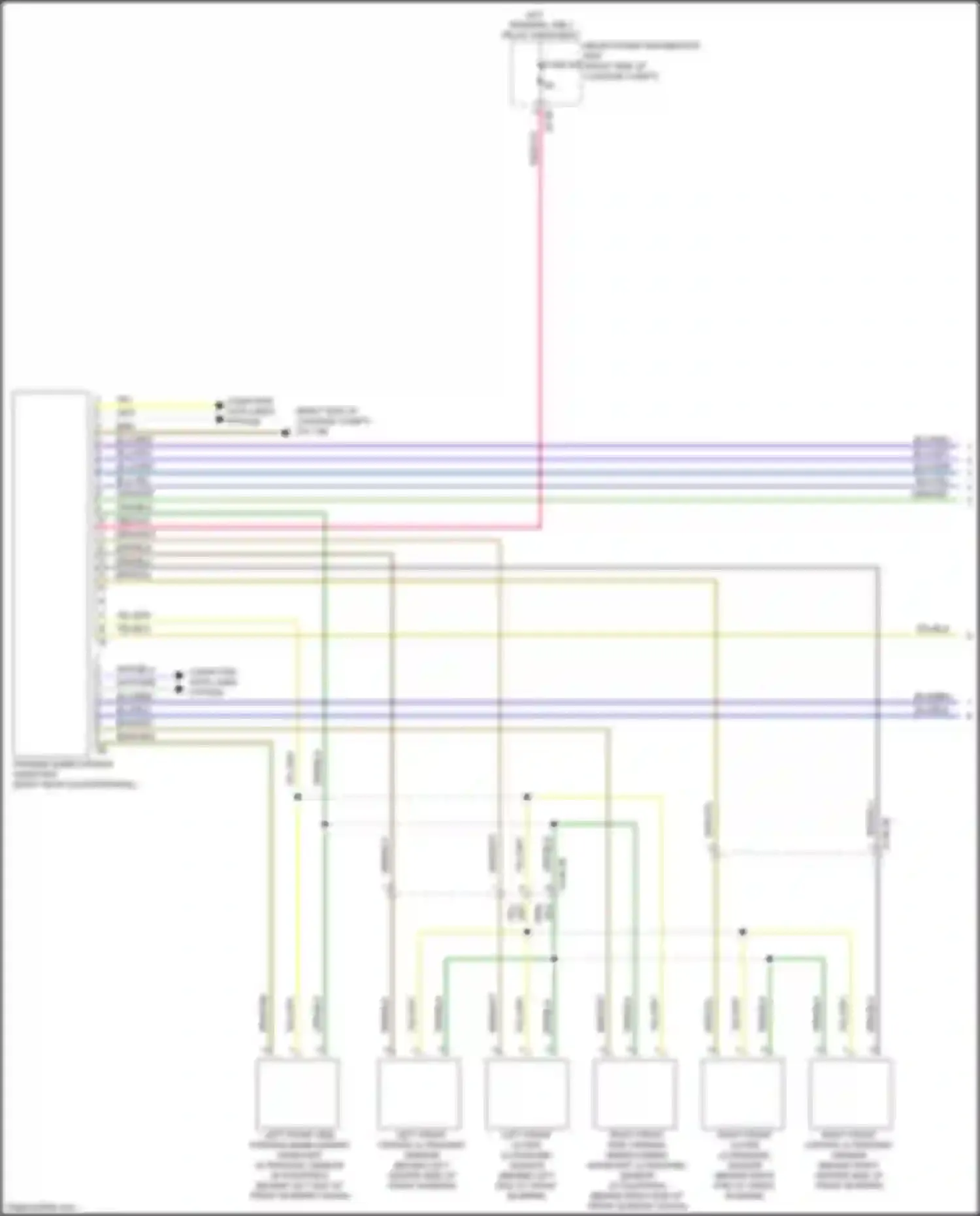 M4 BMW G82 (2020-2024): Parking assistant circuit (1 of 2)